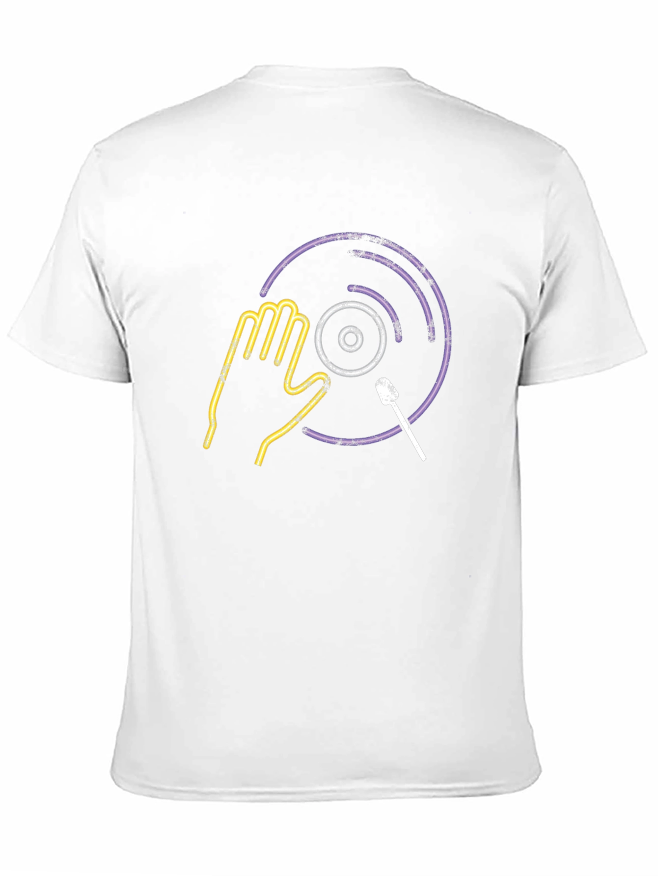 DJ Vinyl Record Graphic Tee