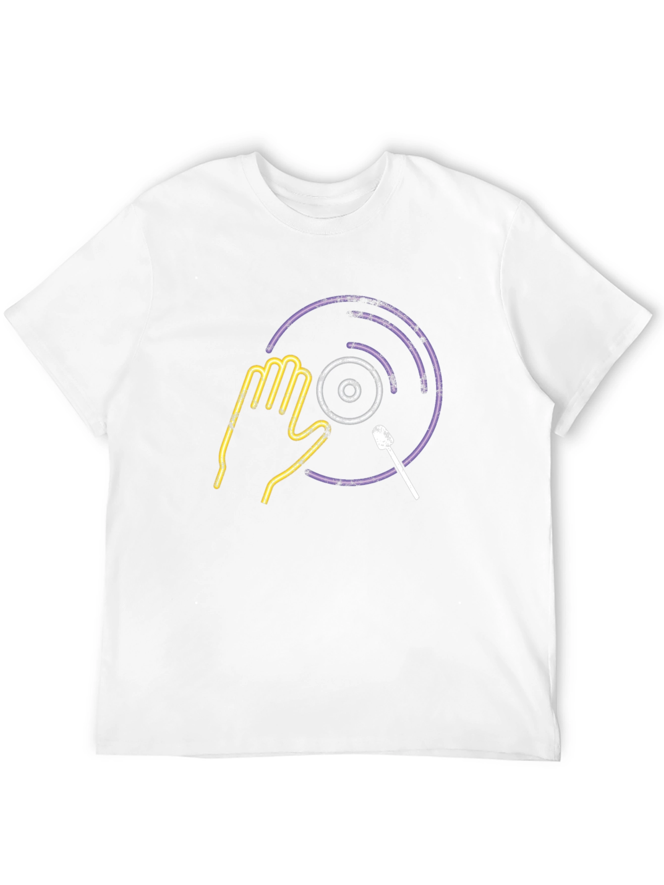 DJ Vinyl Record Graphic Tee