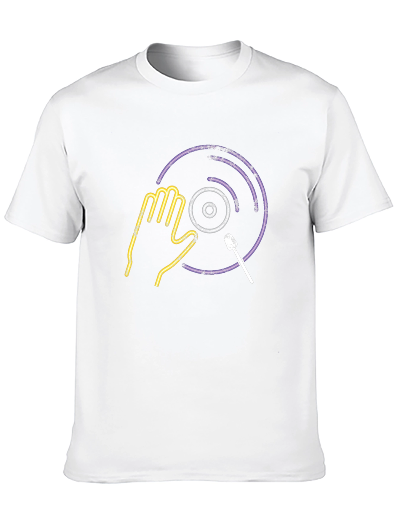 DJ Vinyl Record Graphic Tee