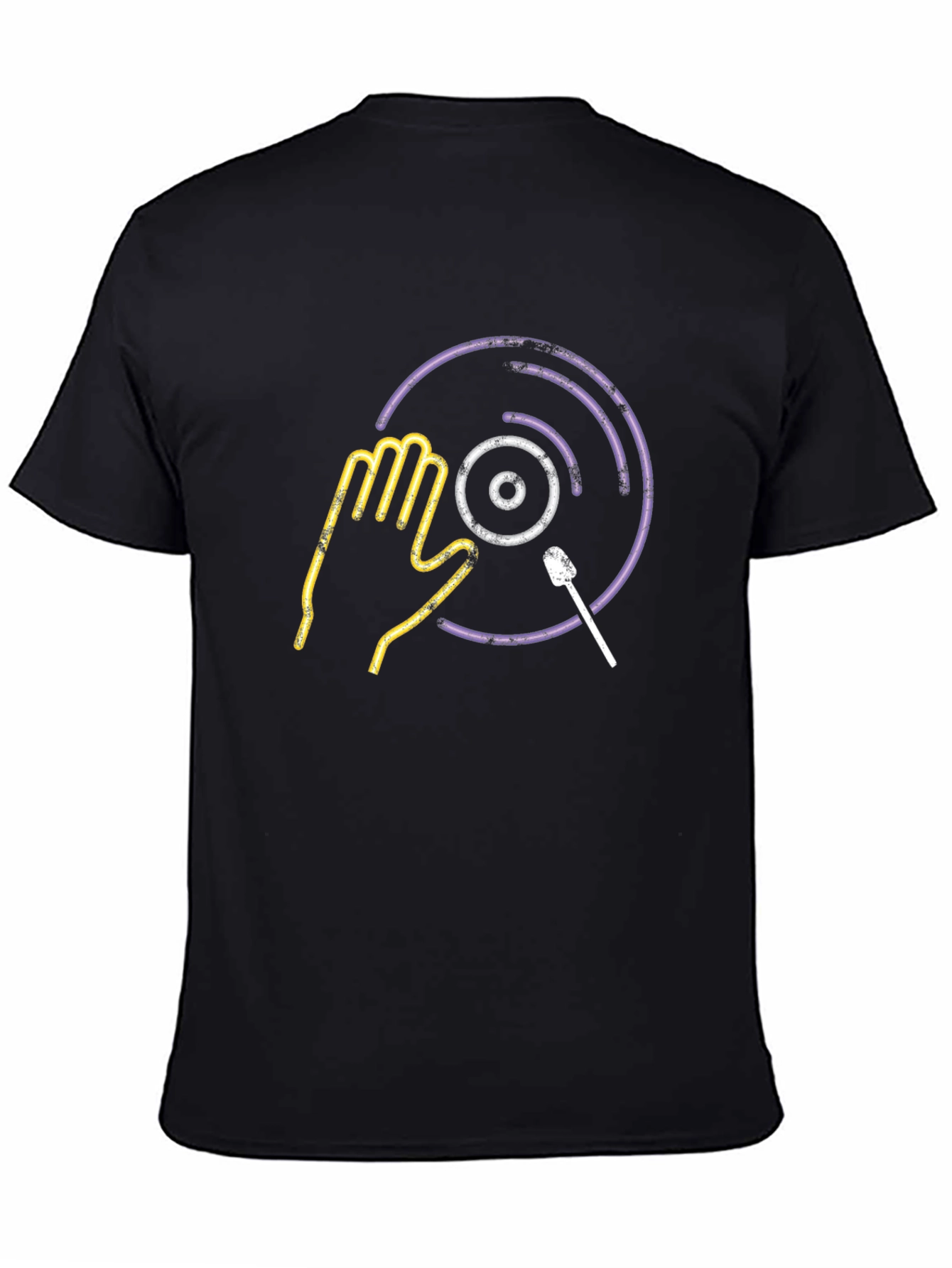DJ Vinyl Record Graphic Tee