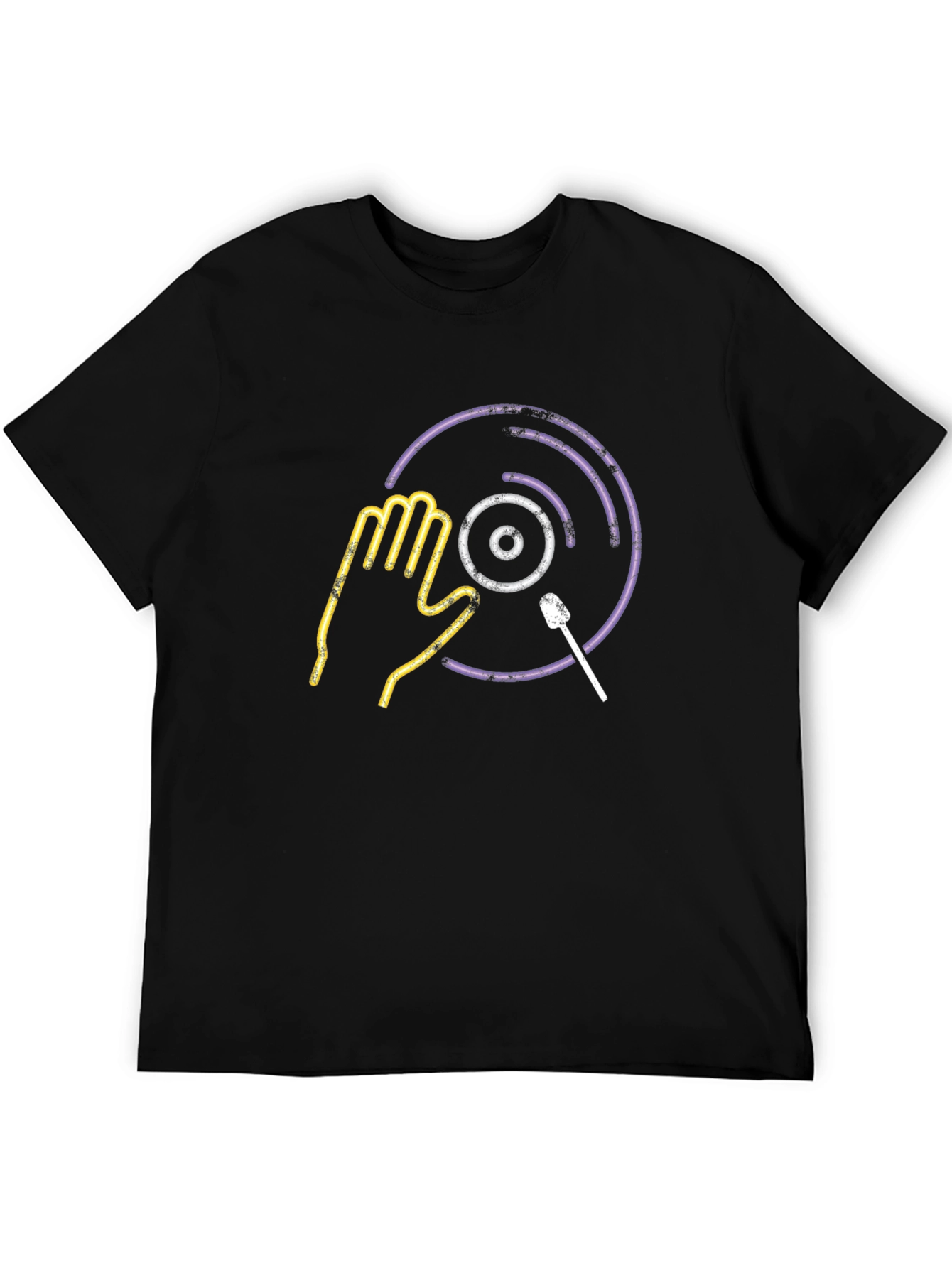 DJ Vinyl Record Graphic Tee