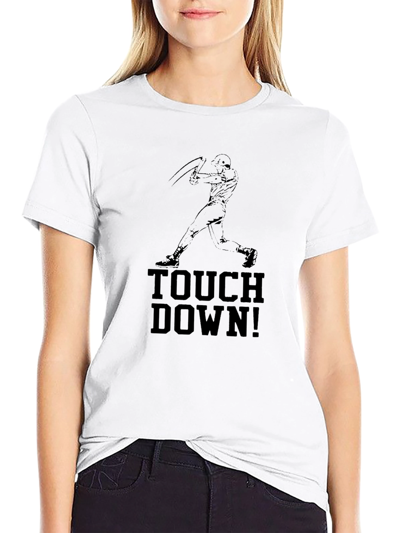 Touchdown Baseball Graphic T-Shirt