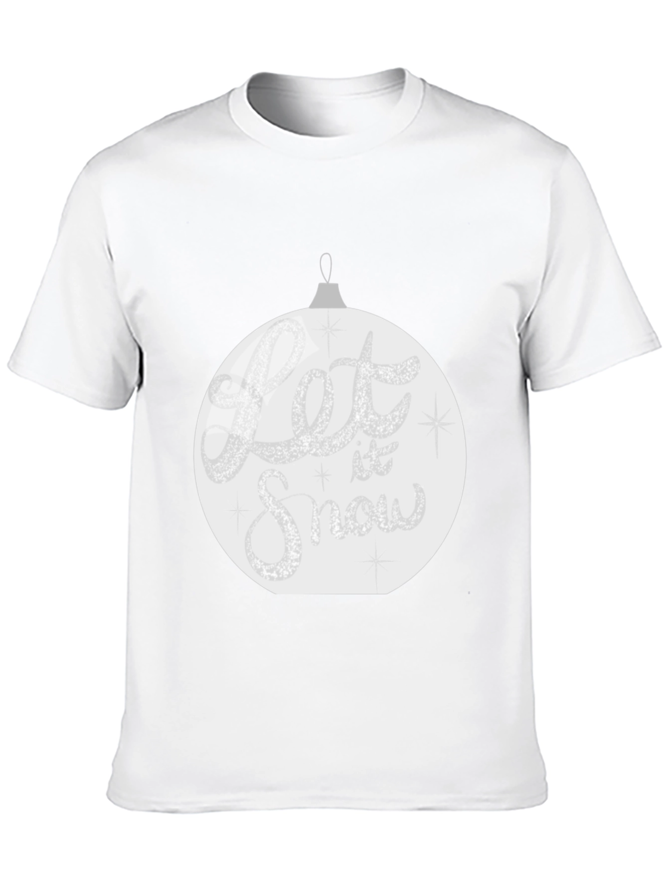 Let it Snow Christmas Ornament T-Shirt