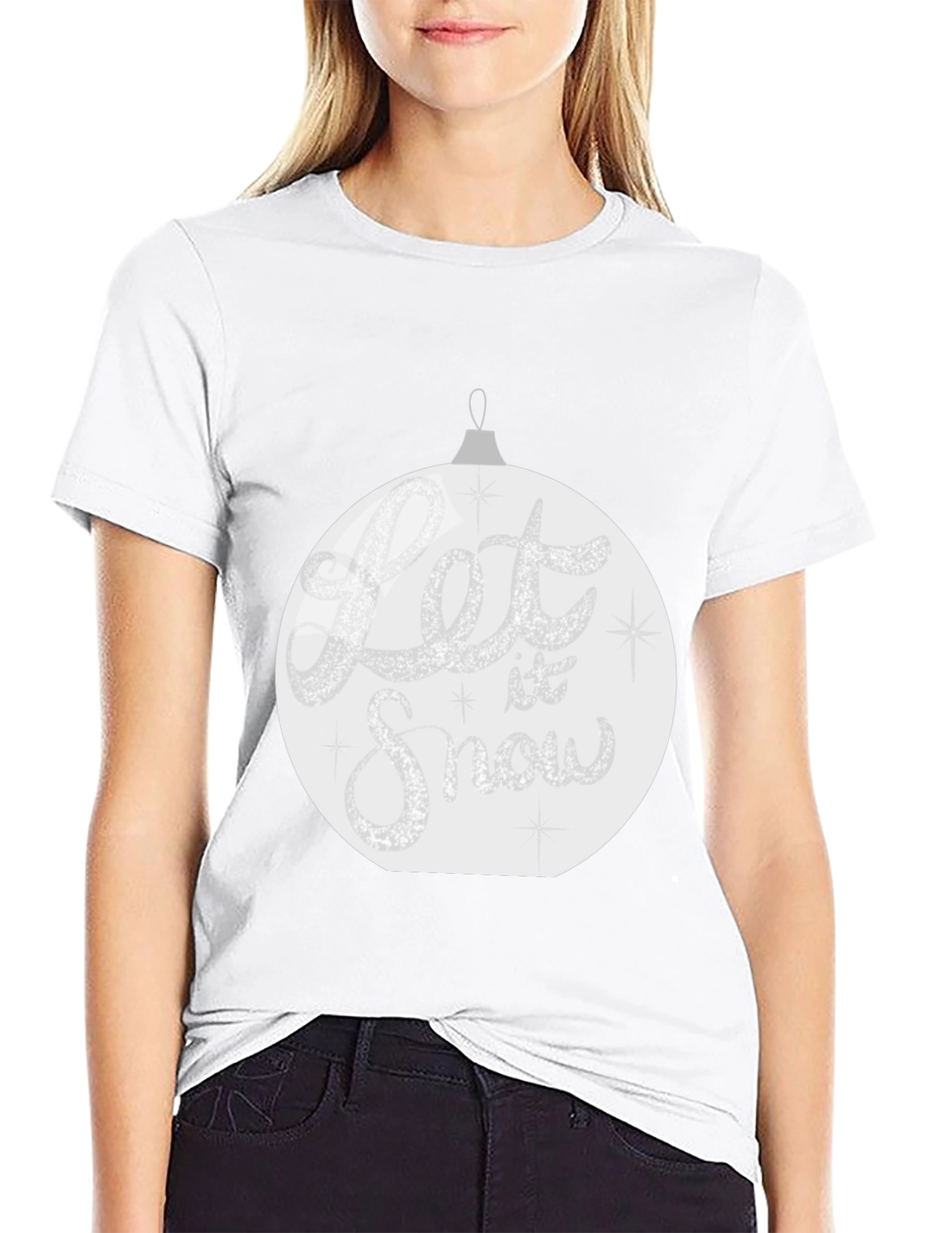 Let it Snow Christmas Ornament T-Shirt