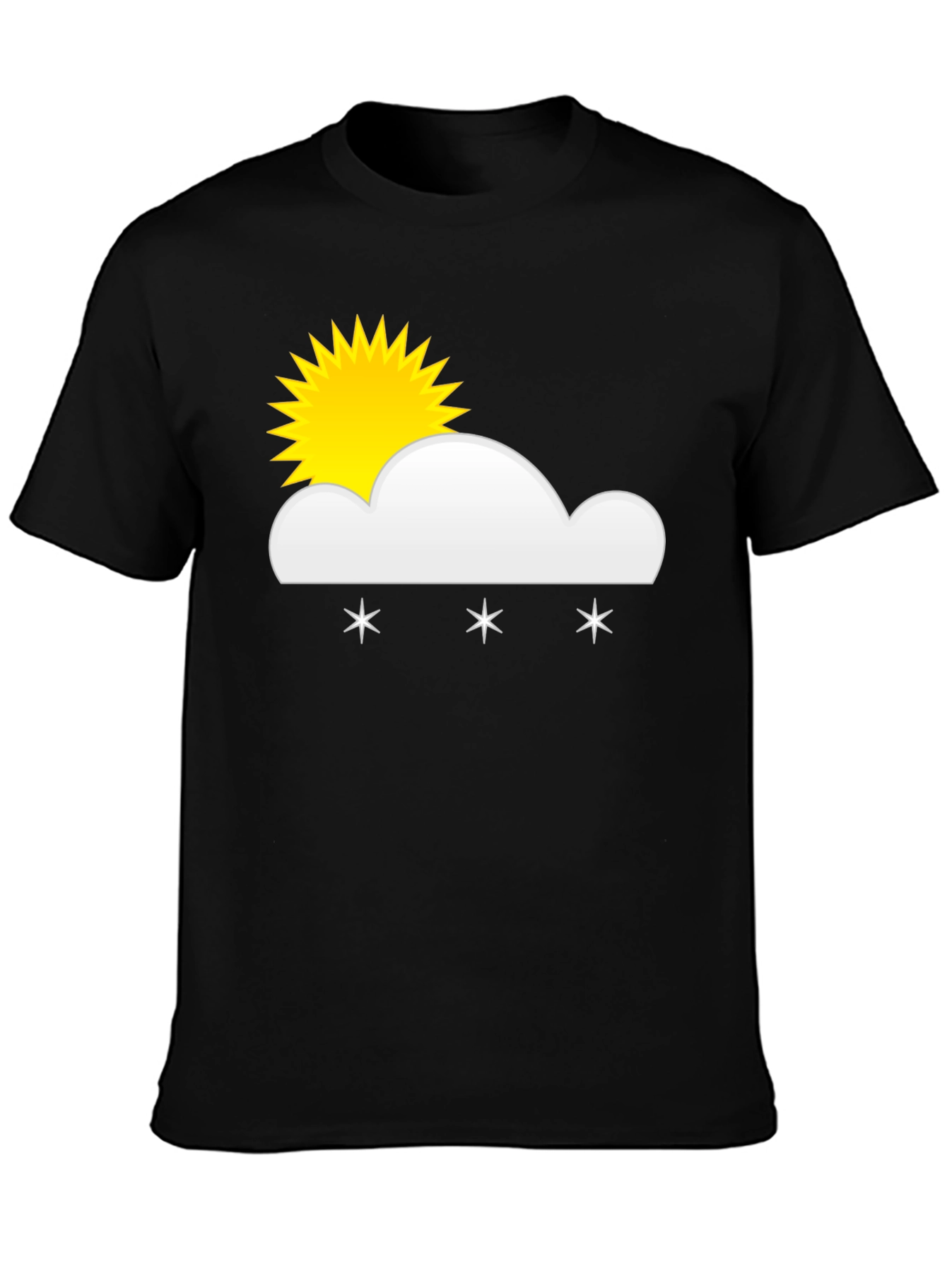 Snowy Sunny Day Graphic T-Shirt