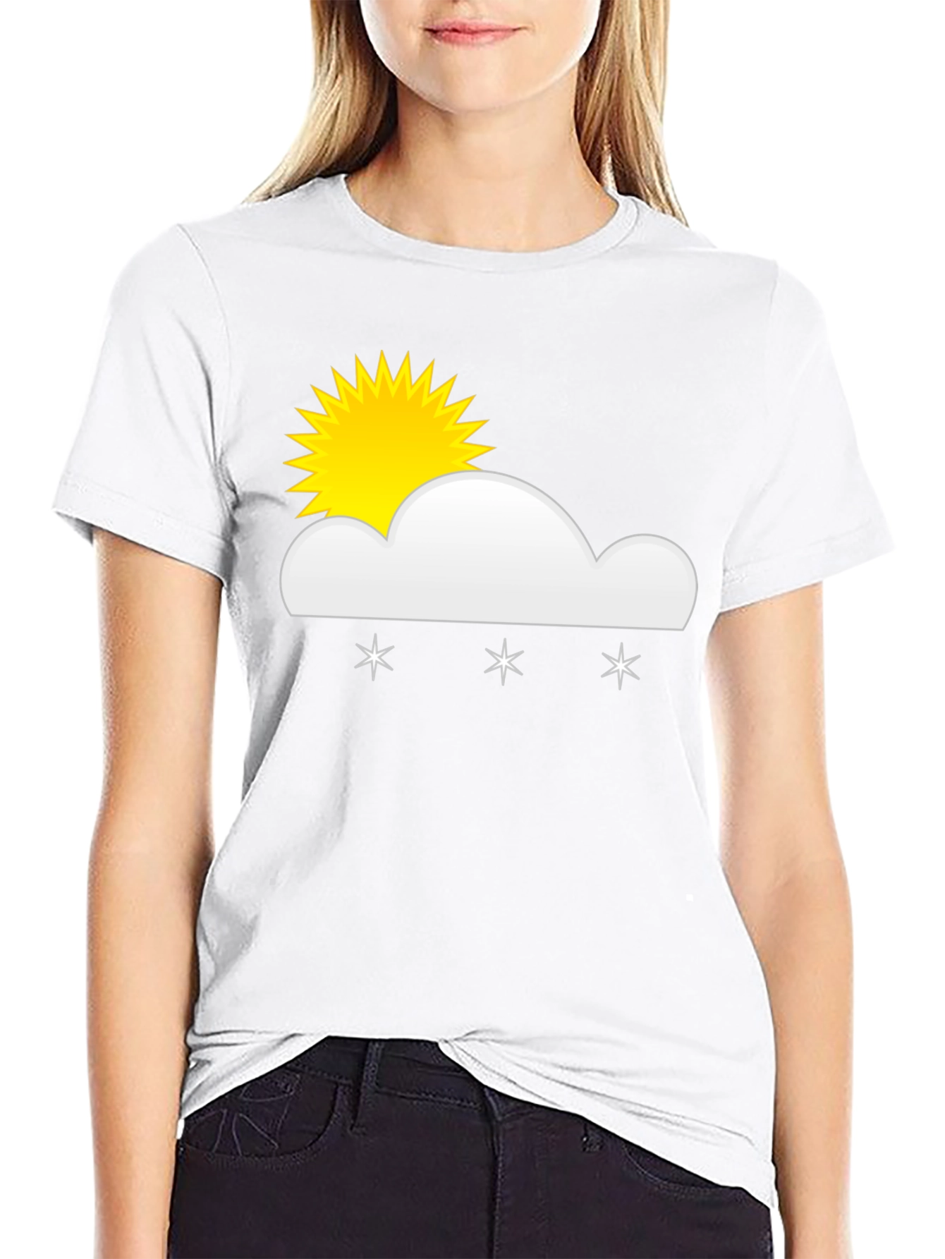Snowy Sunny Day Graphic T-Shirt