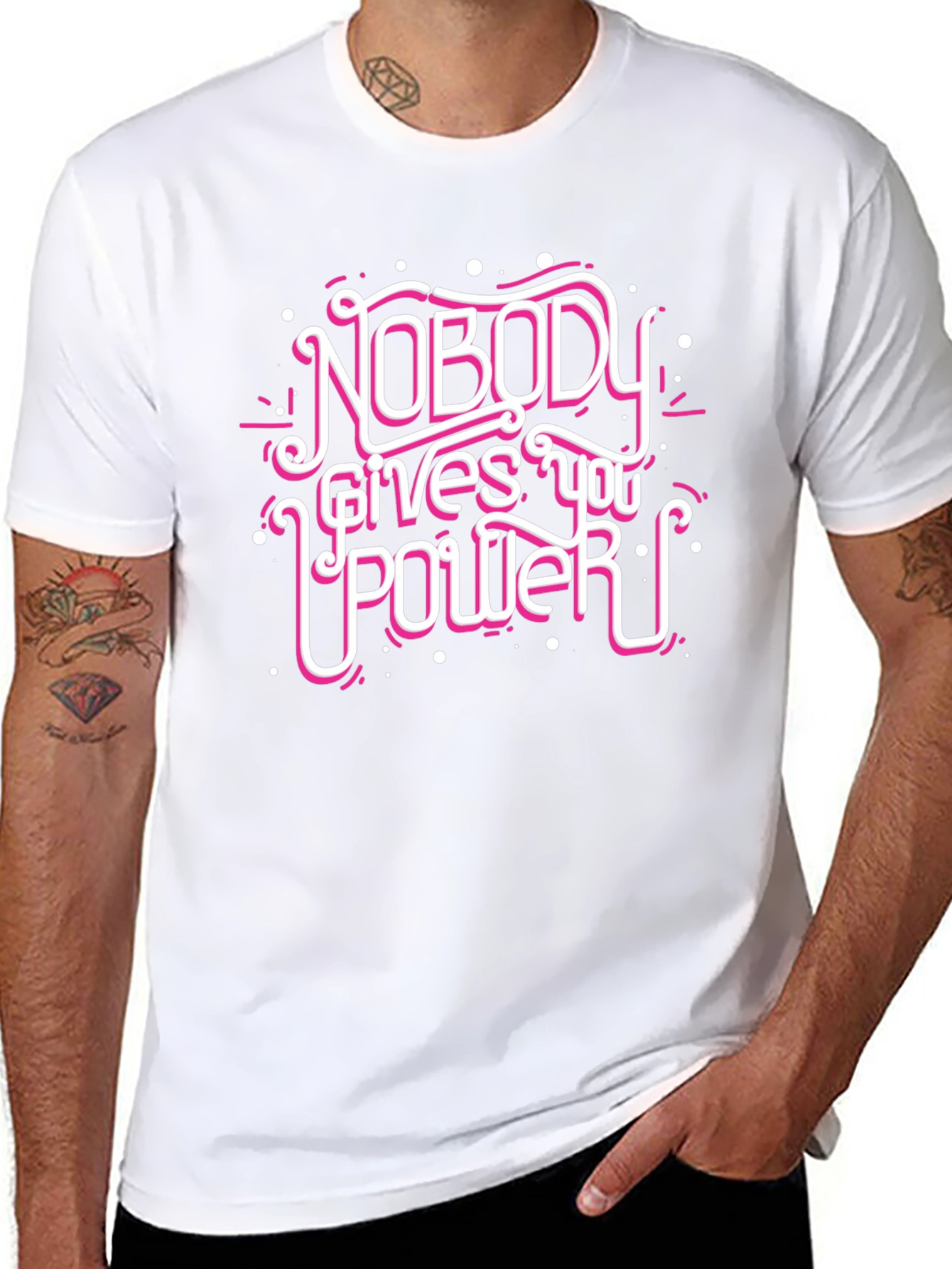 Nobody Gives You Power Graphic Tee