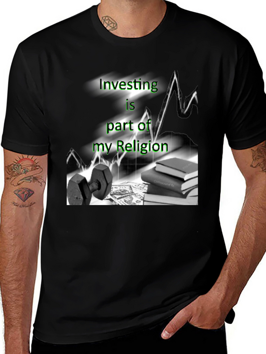 Investing Religion T-Shirt - Finance Graphic Tee