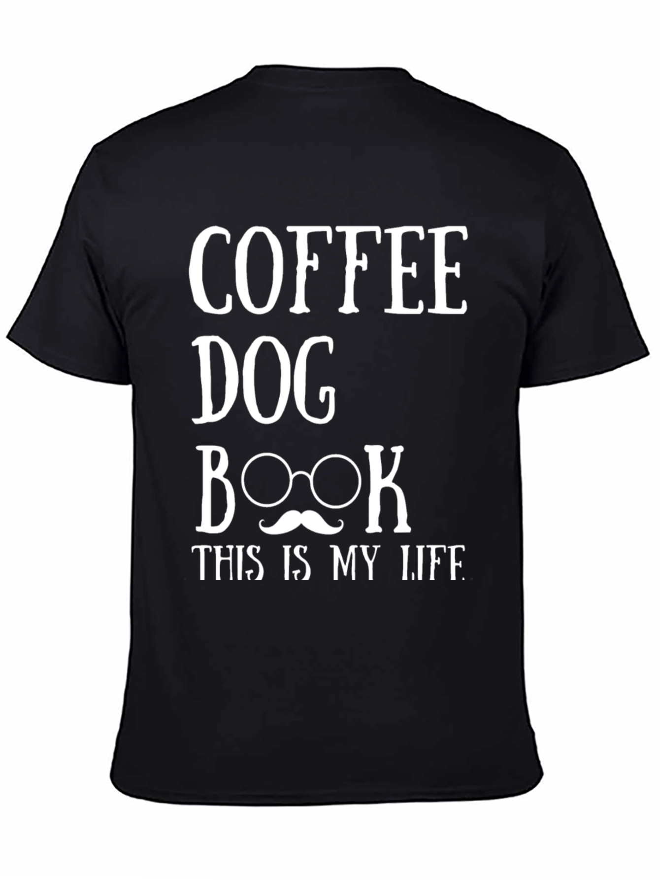 Coffee Dog Book Life Graphic Tee