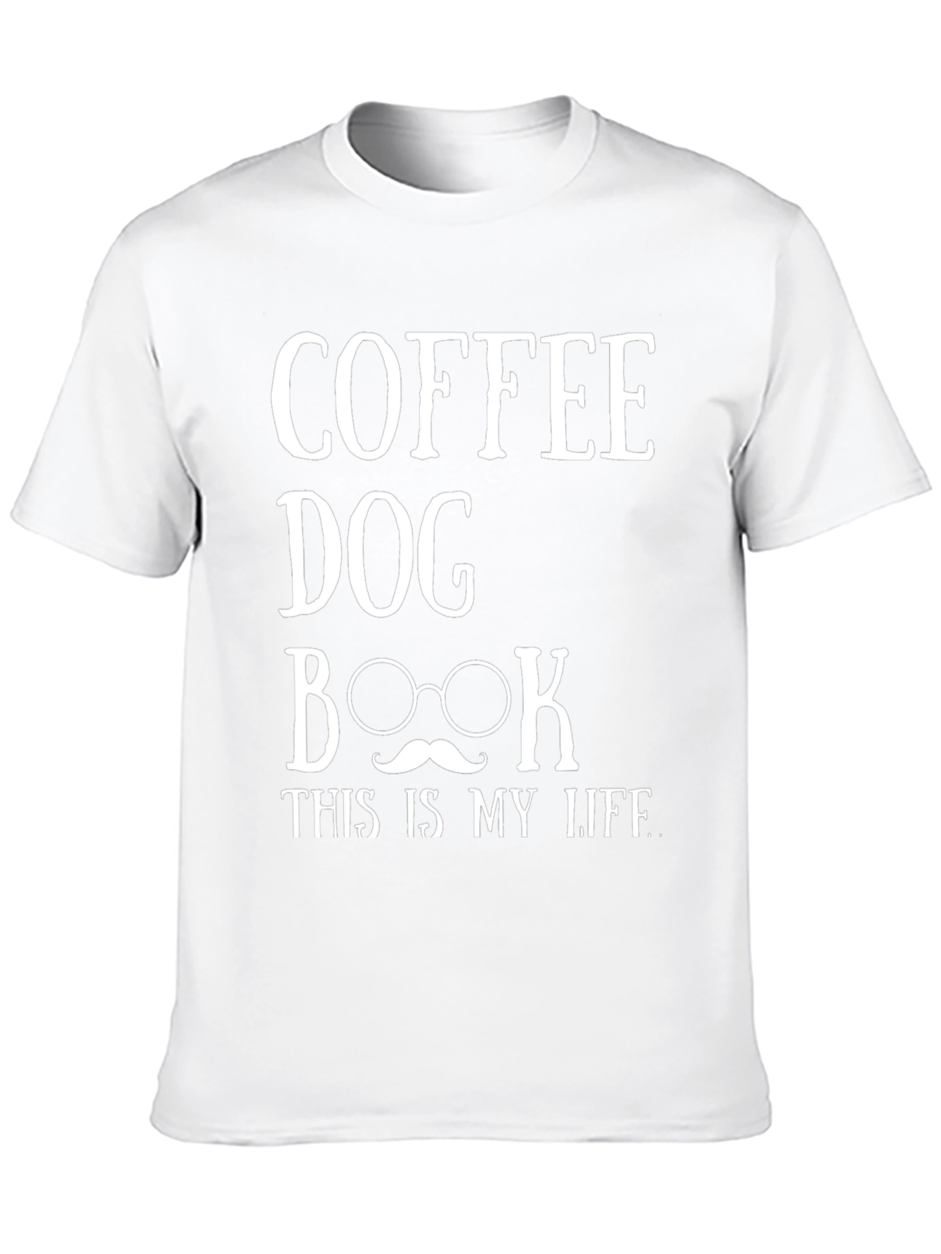 Coffee Dog Book Life Graphic Tee
