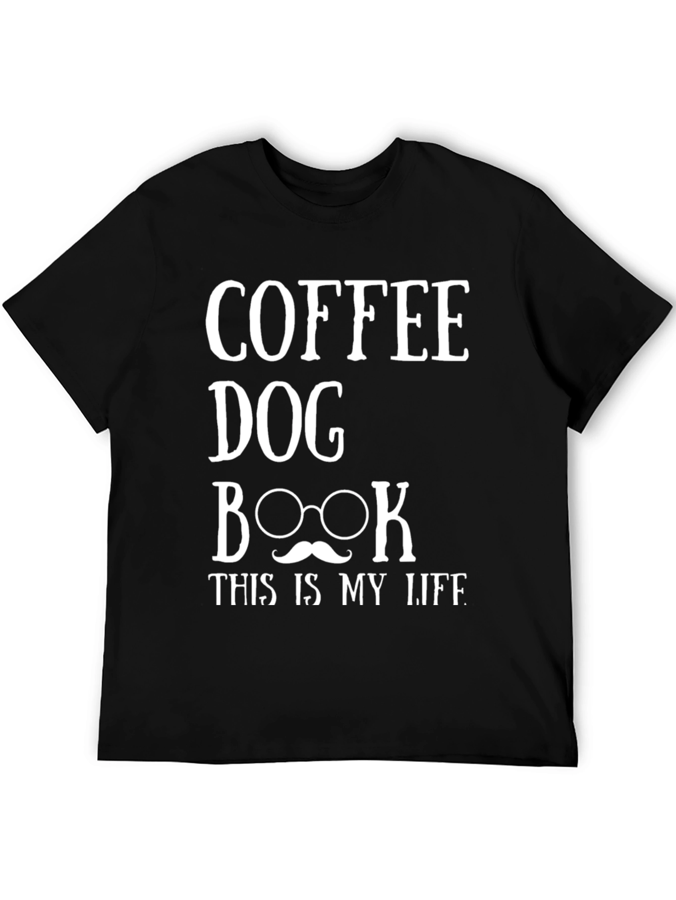 Coffee Dog Book Life Graphic Tee