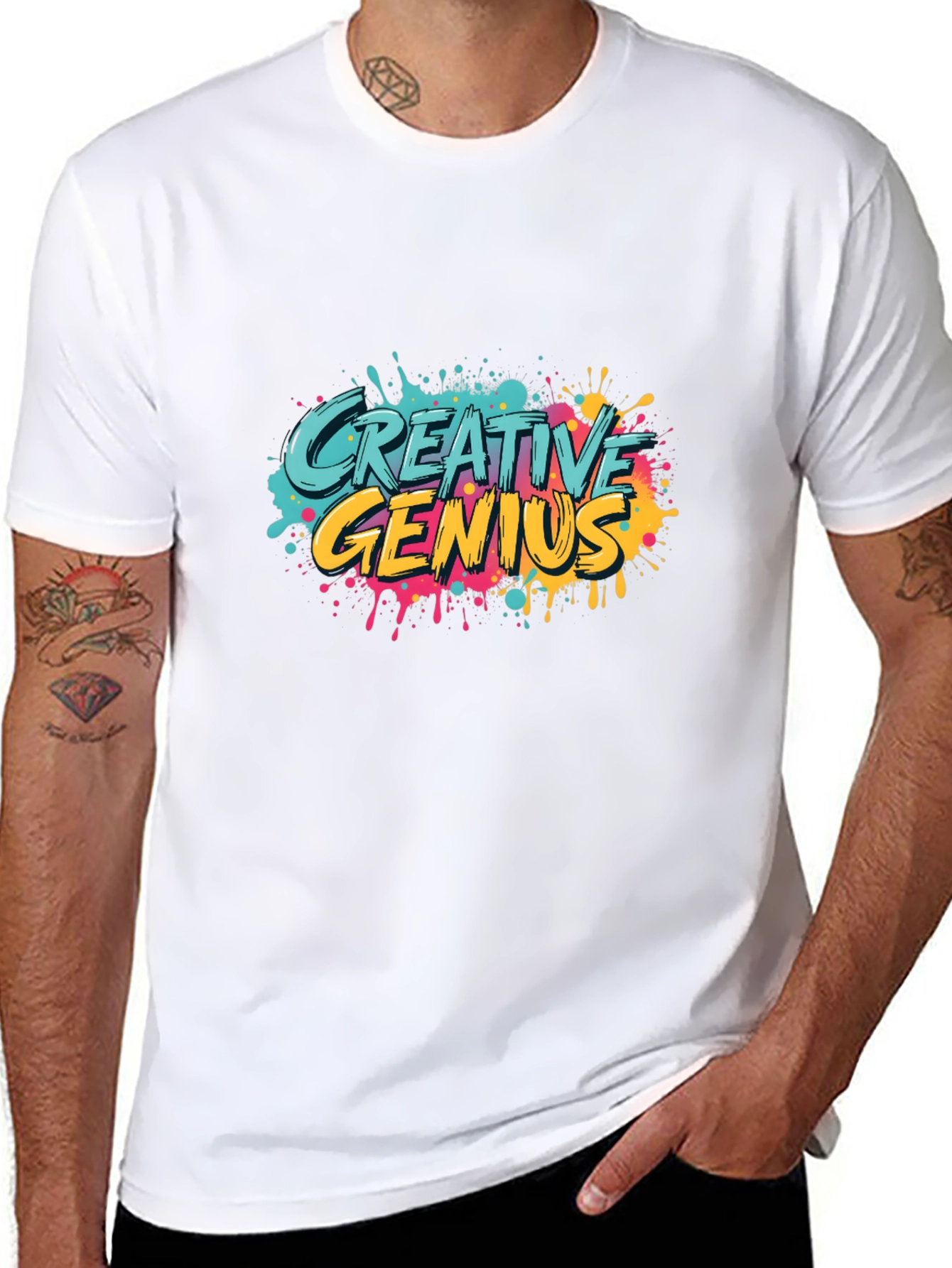 Creative Genius Graphic Tee - Trendy Design