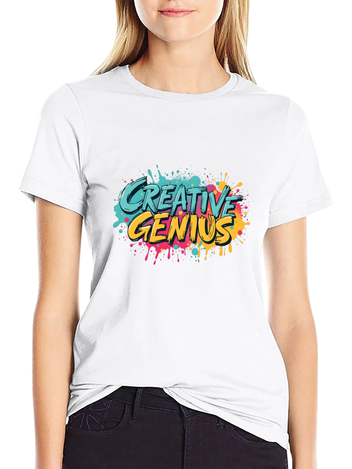 Creative Genius Graphic Tee - Trendy Design