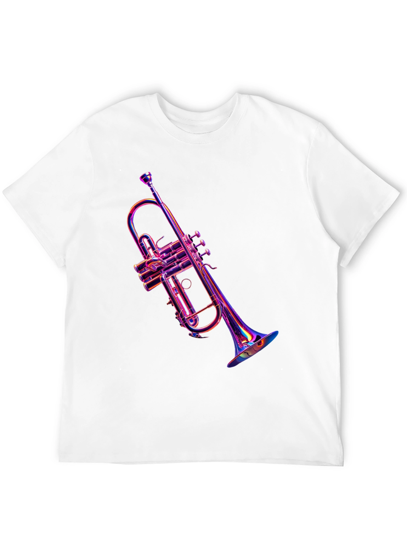 Vibrant Trumpet Graphic Tee - Music Lovers Apparel