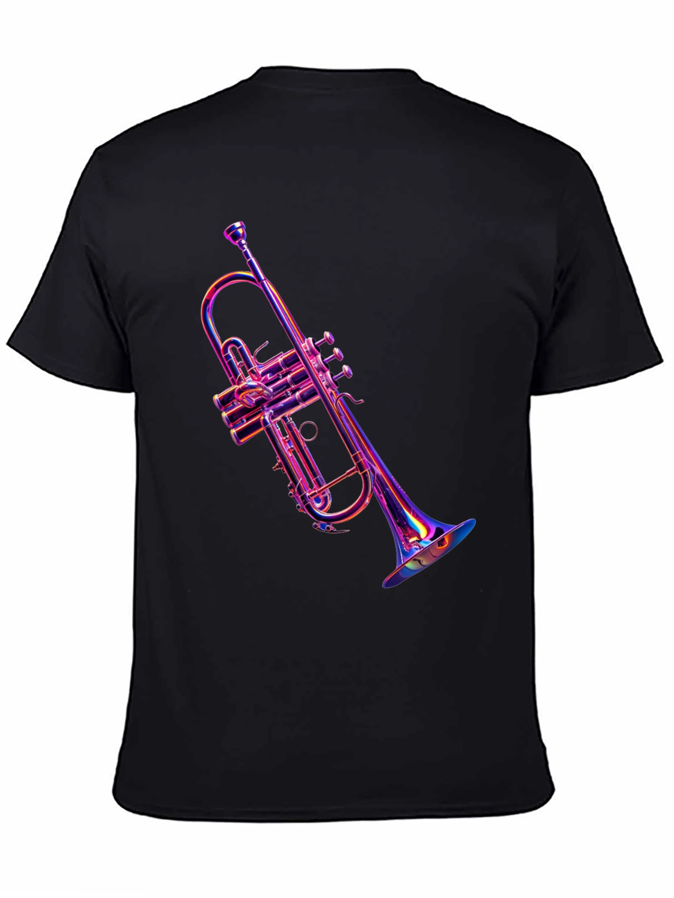 Vibrant Trumpet Graphic Tee - Music Lovers Apparel