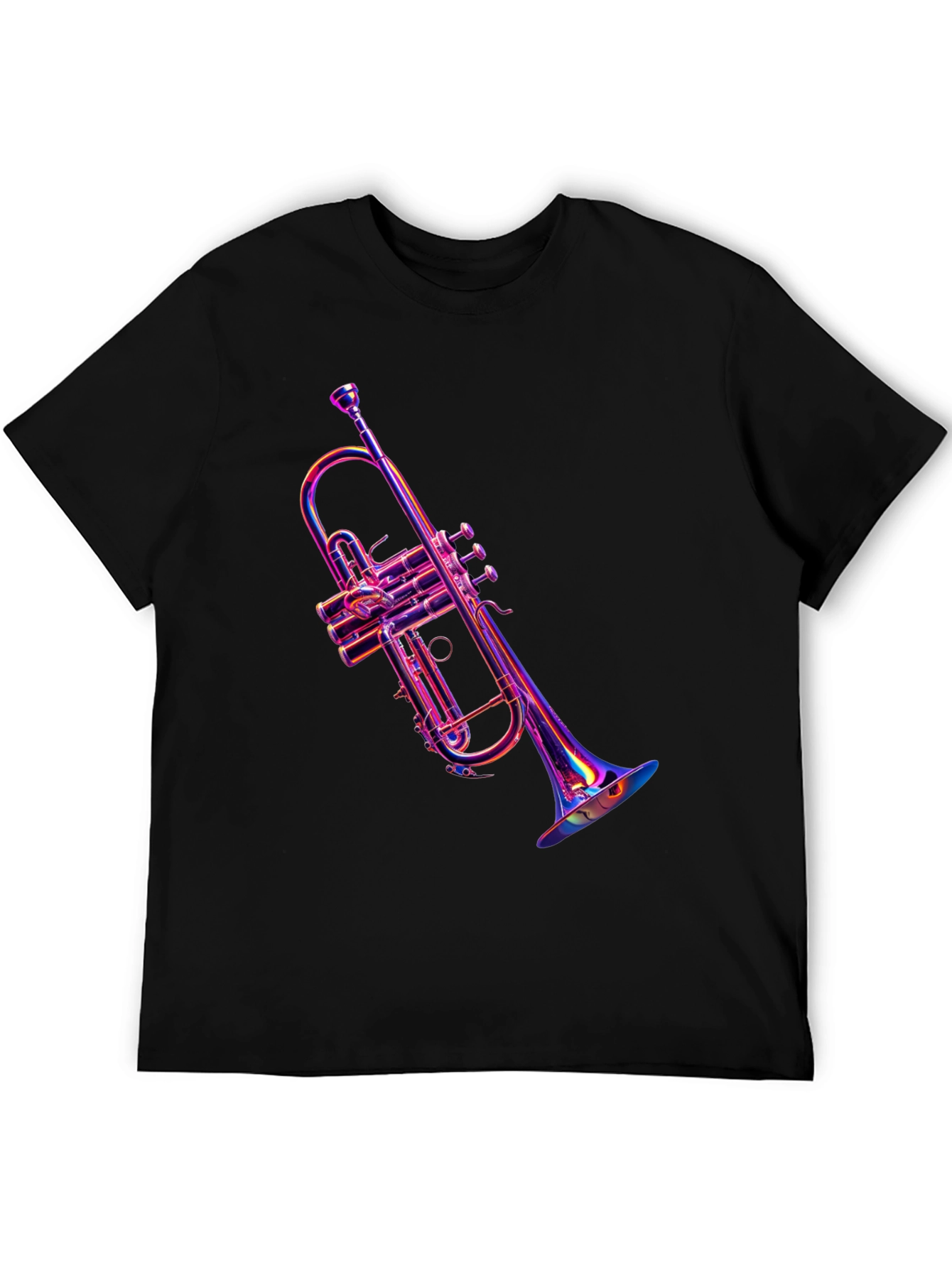 Vibrant Trumpet Graphic Tee - Music Lovers Apparel