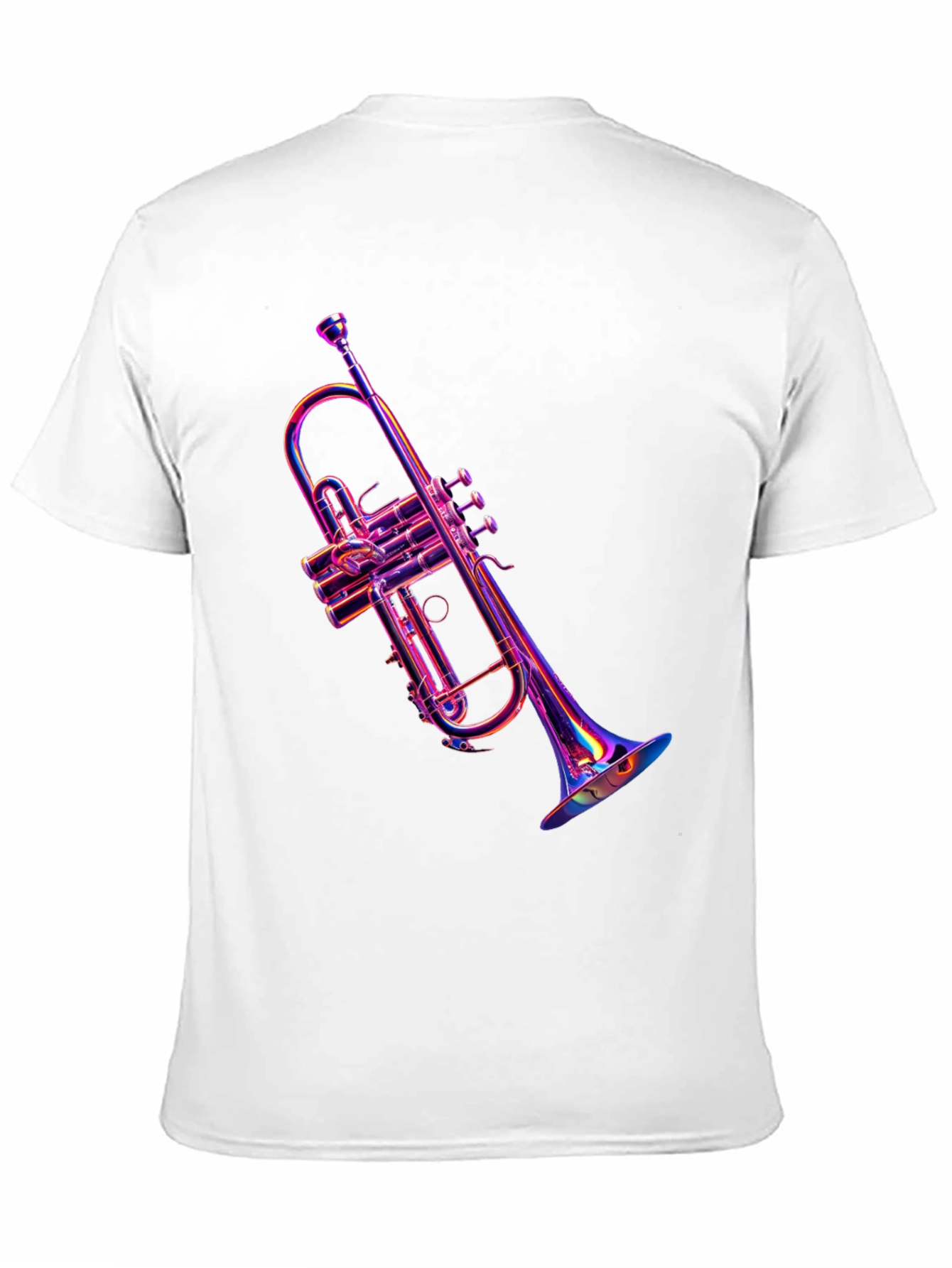 Vibrant Trumpet Graphic Tee - Music Lovers Apparel