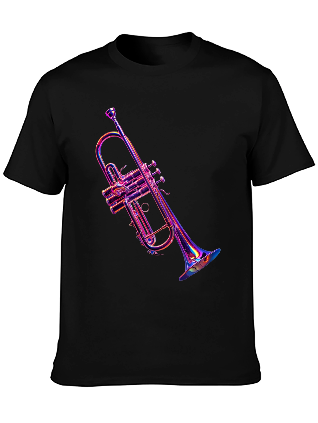 Vibrant Trumpet Graphic Tee - Music Lovers Apparel