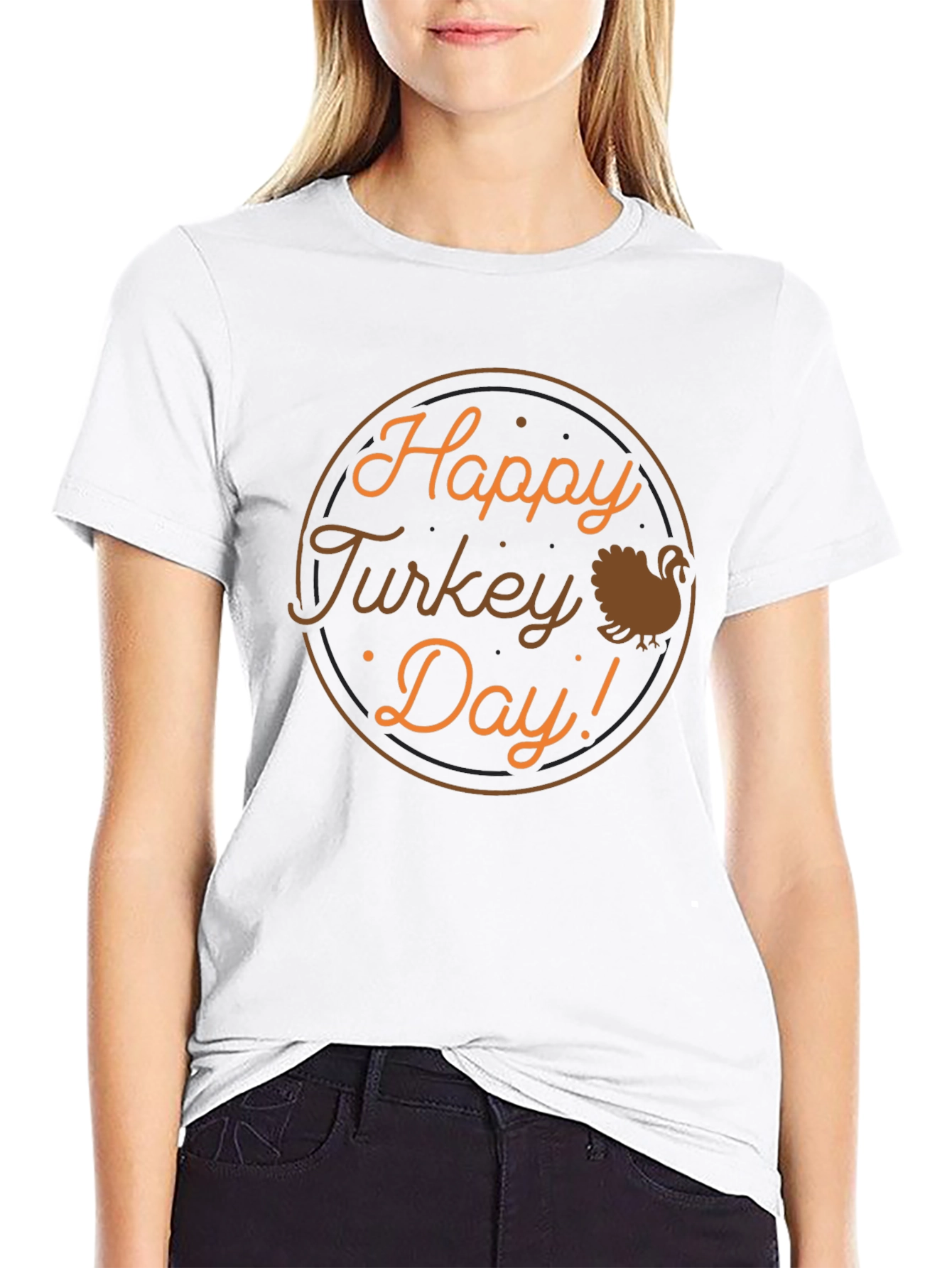 Happy Turkey Day Graphic T-Shirt