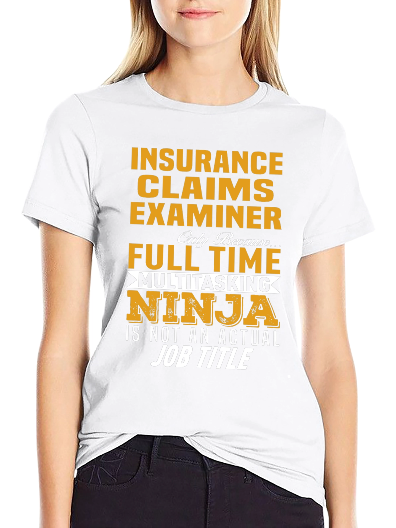 Insurance Claims Examiner Ninja T-Shirt