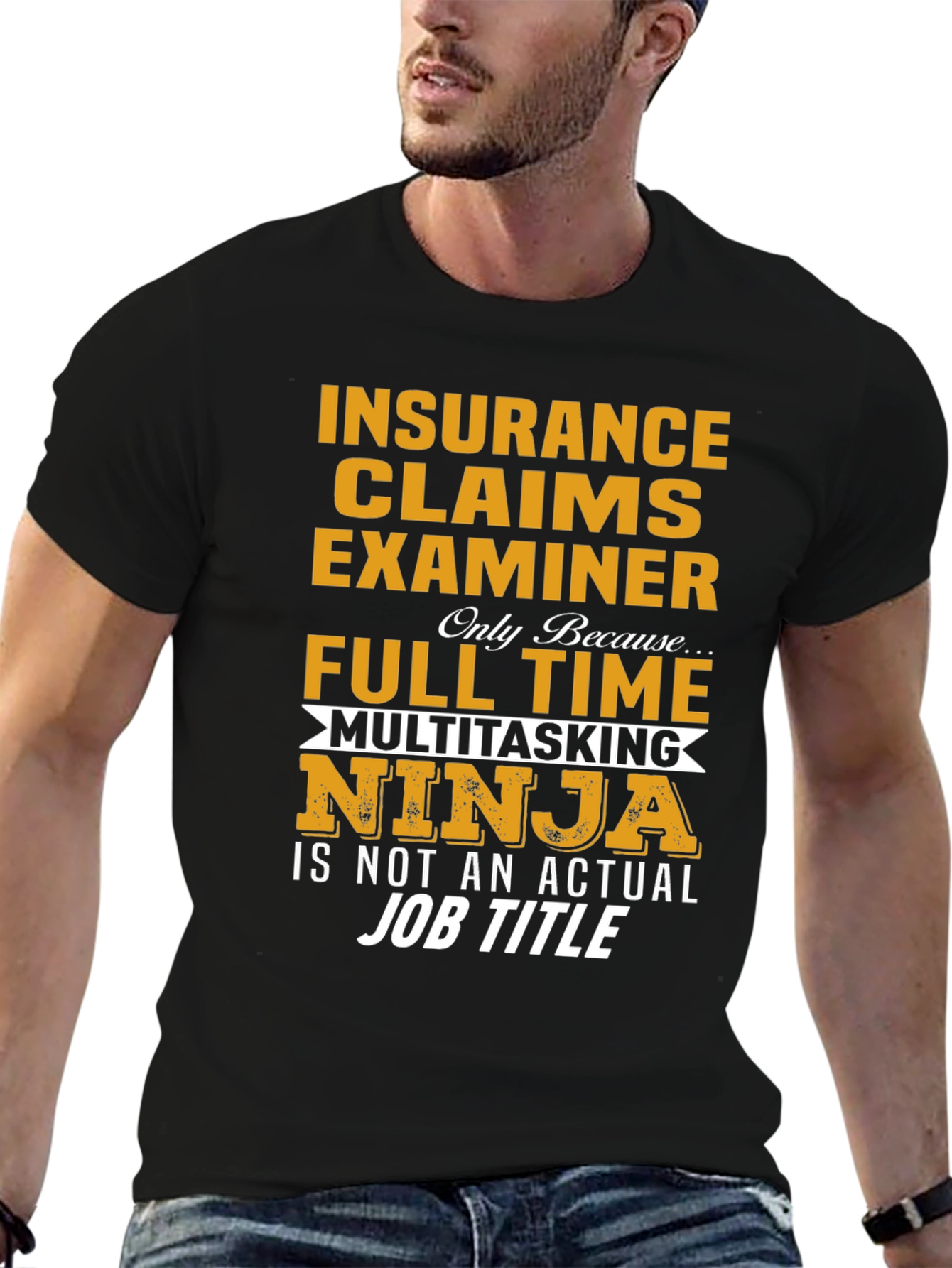 Insurance Claims Examiner Ninja T-Shirt