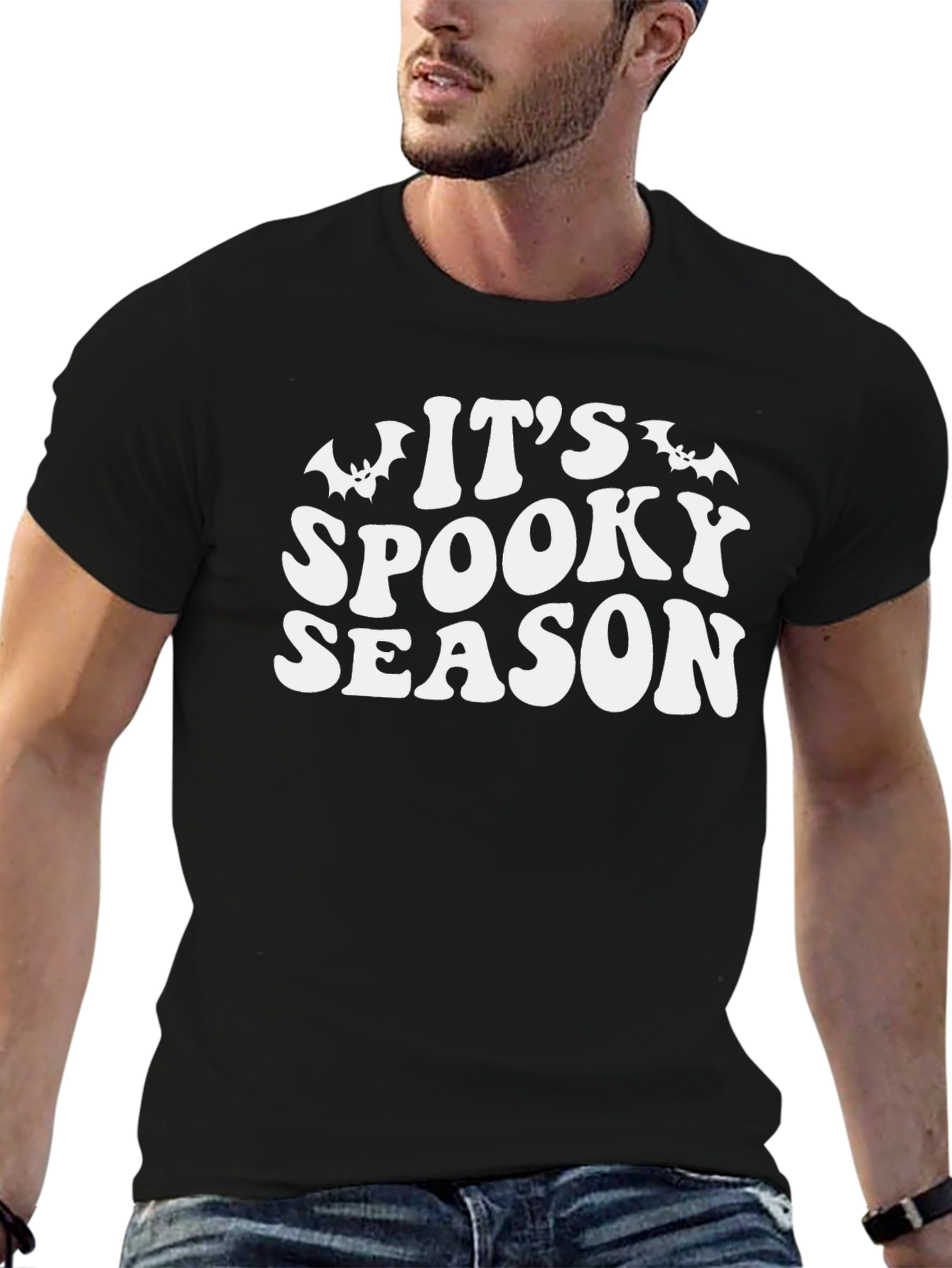Its Spooky Season Black Graphic Tee