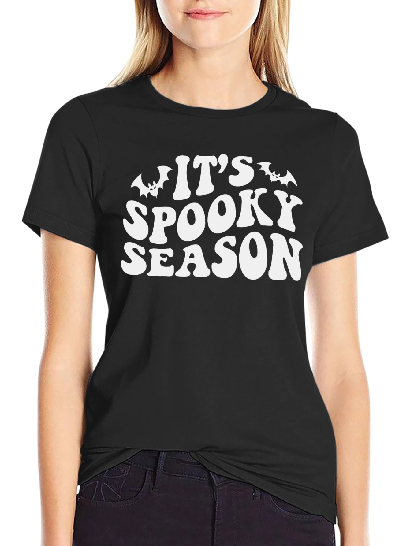 Its Spooky Season Black Graphic Tee