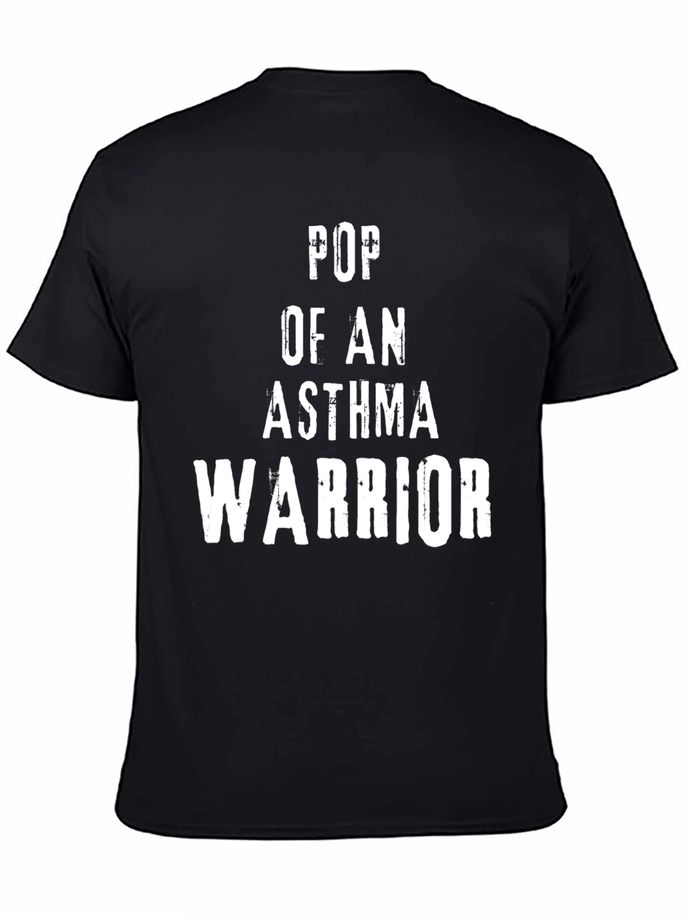 Pop of an Asthma Warrior T-Shirt - Black