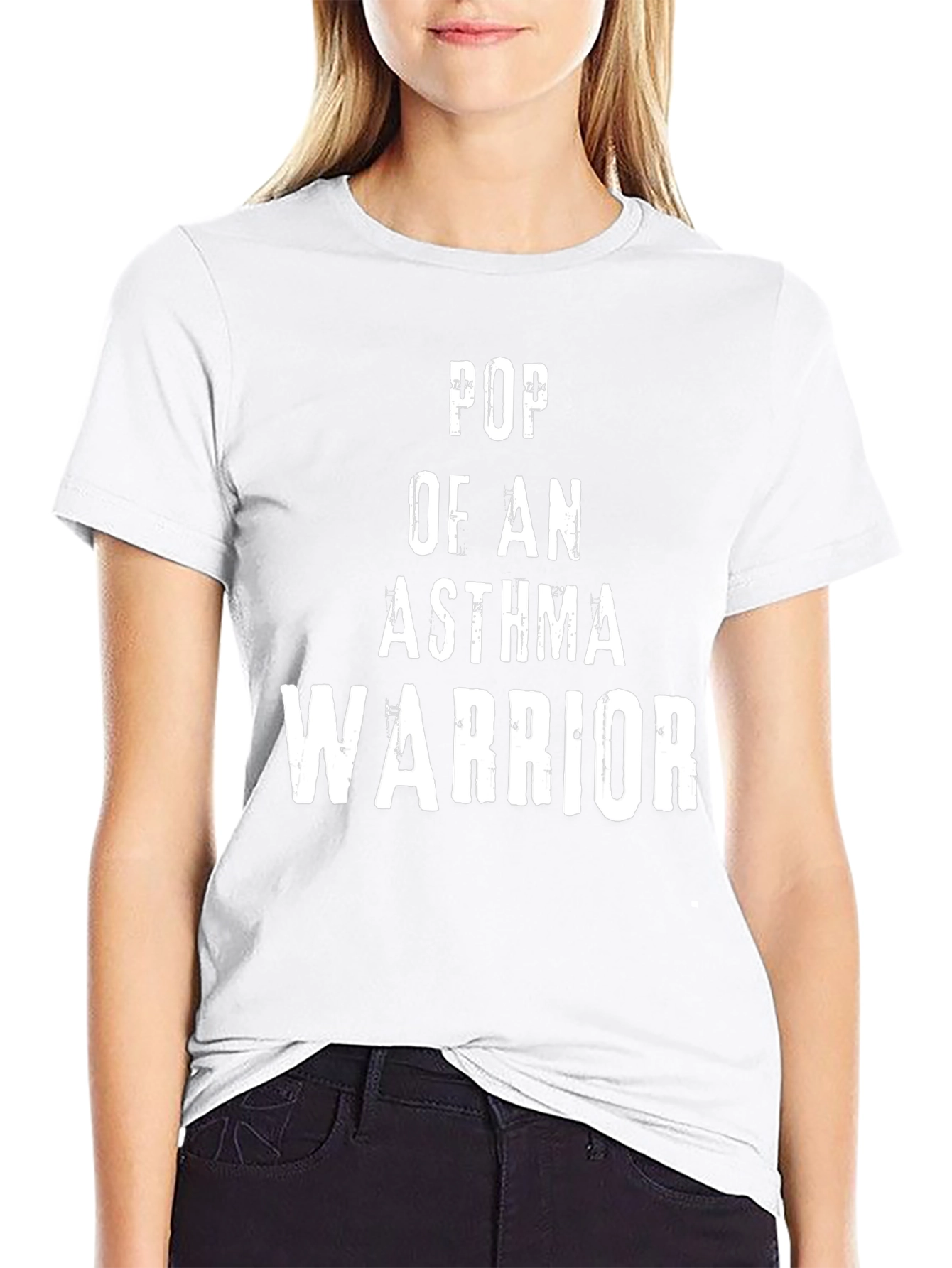 Pop of an Asthma Warrior T-Shirt - Black
