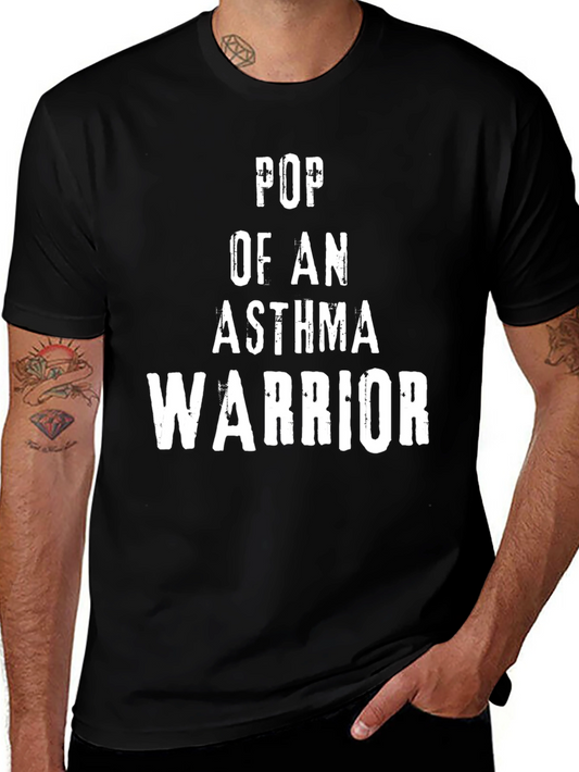 Pop of an Asthma Warrior T-Shirt - Black