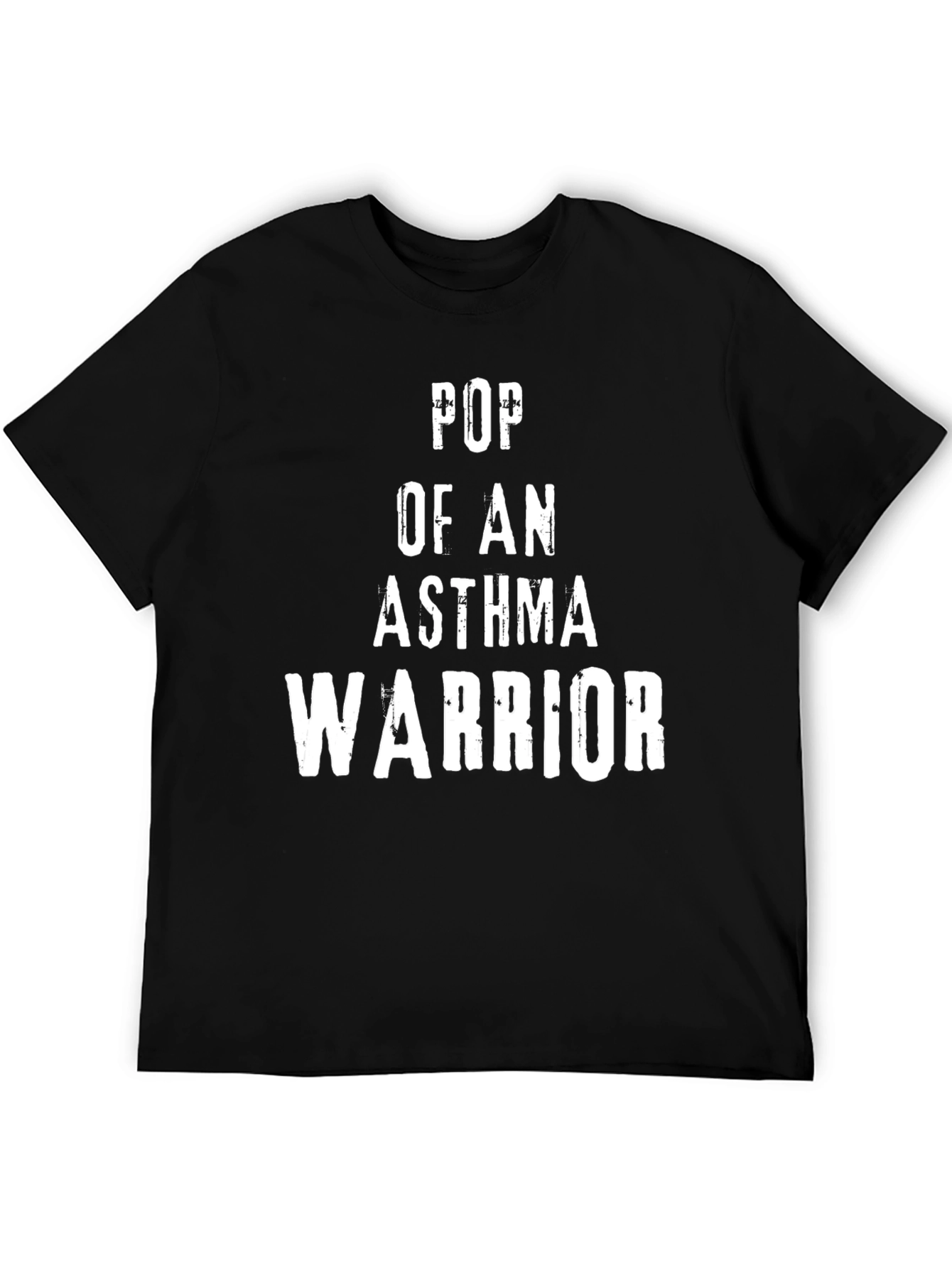 Pop of an Asthma Warrior T-Shirt - Black