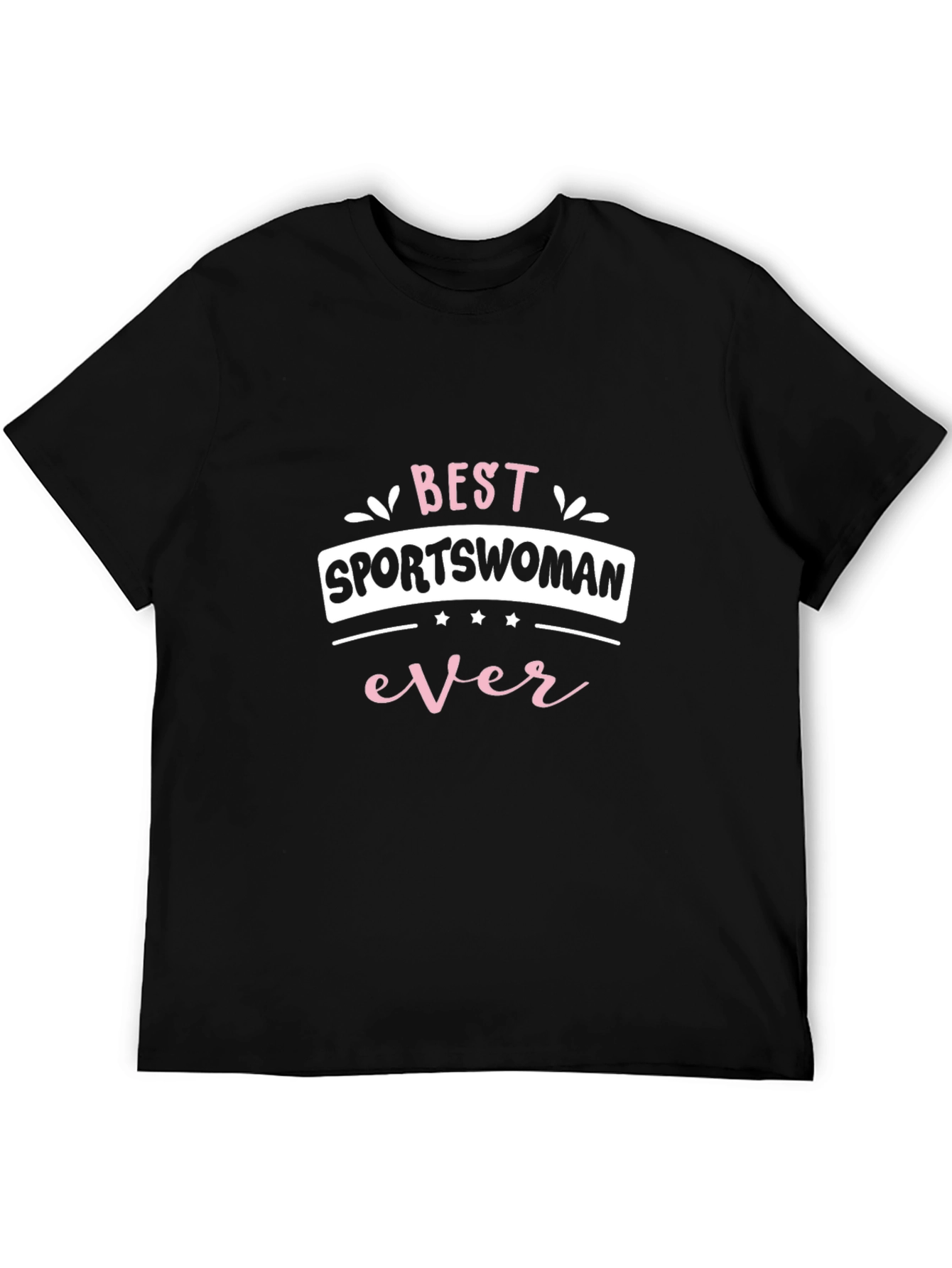 Best Sportswoman Ever T-Shirt - Black