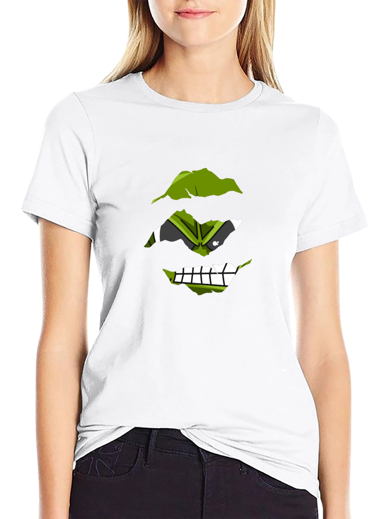 Hulk Smash Graphic Tee - Mens Black T-Shirt