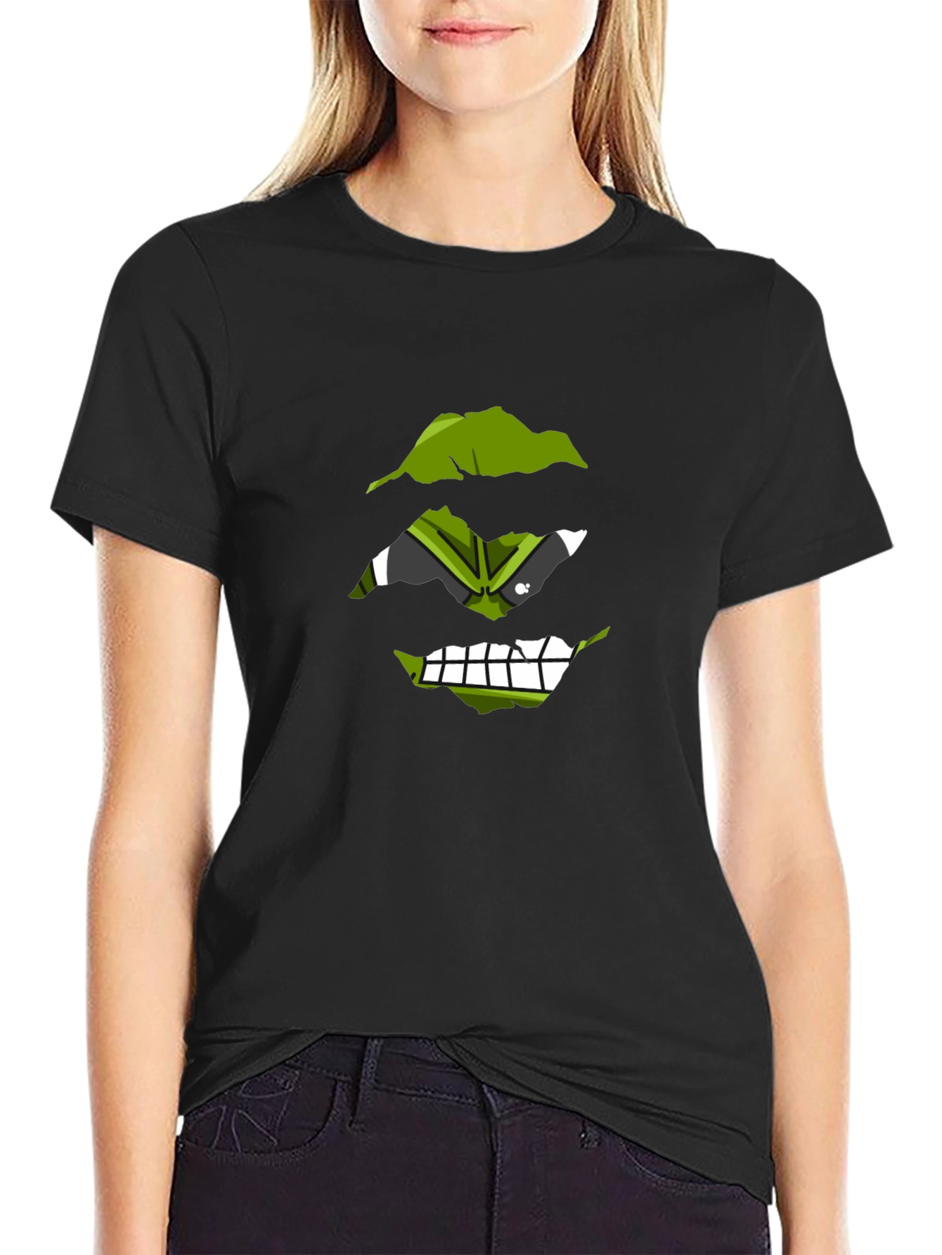 Hulk Smash Graphic Tee - Mens Black T-Shirt