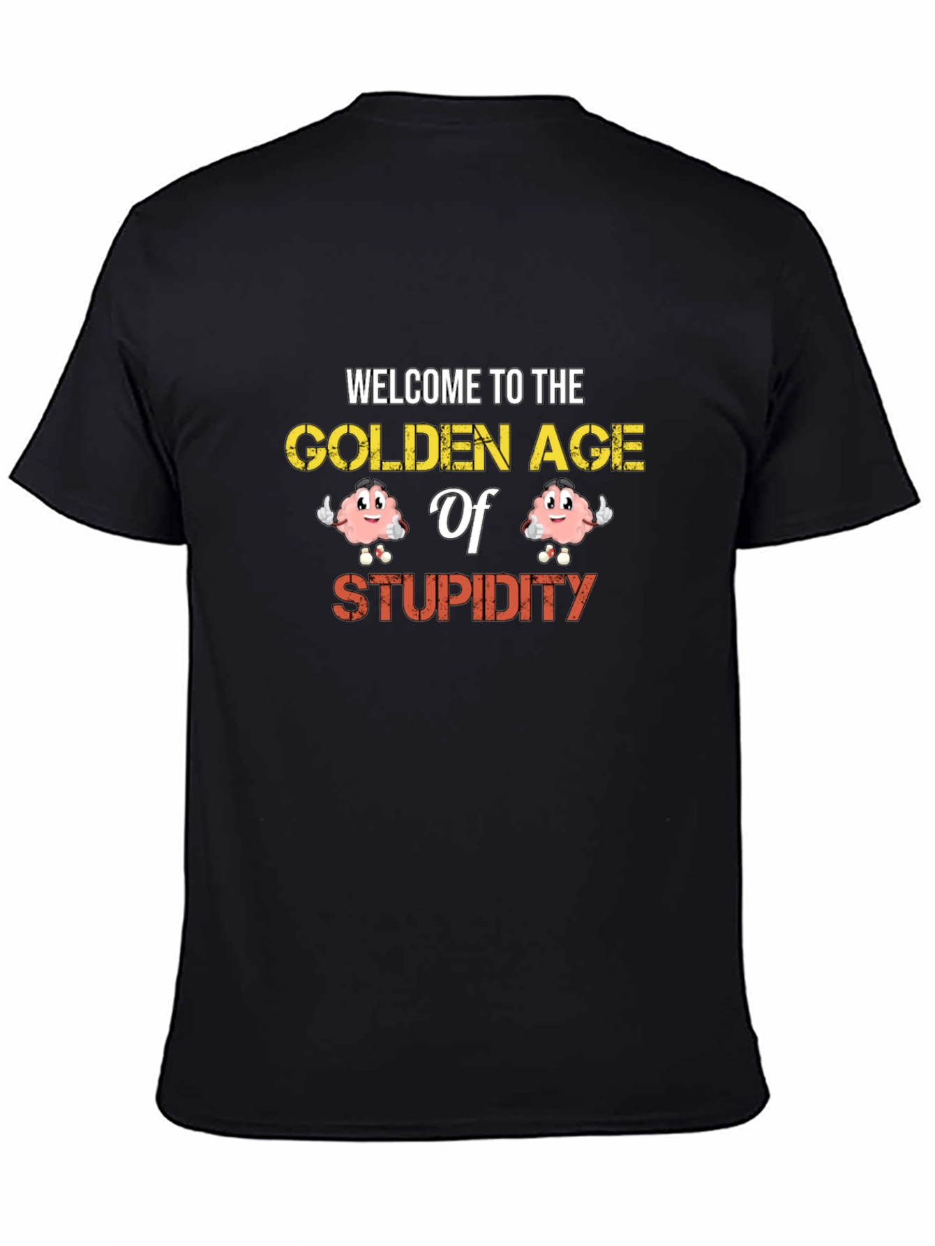 Golden Age of Stupidity Funny Graphic Tee