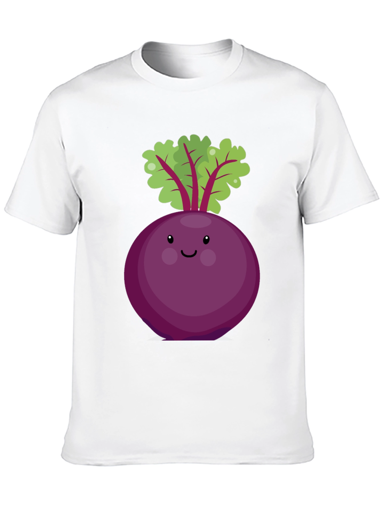 Cute Beet Graphic Tee - Unisex Black T-Shirt