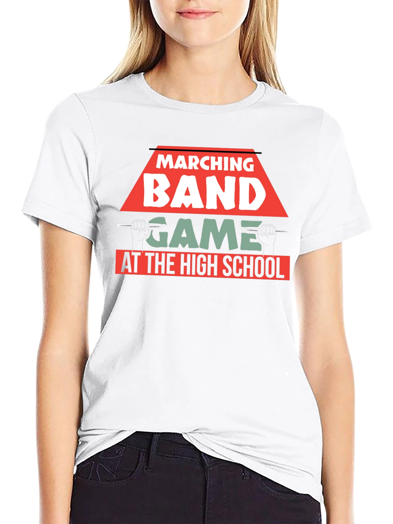 Marching Band Game at The High School T-Shirt