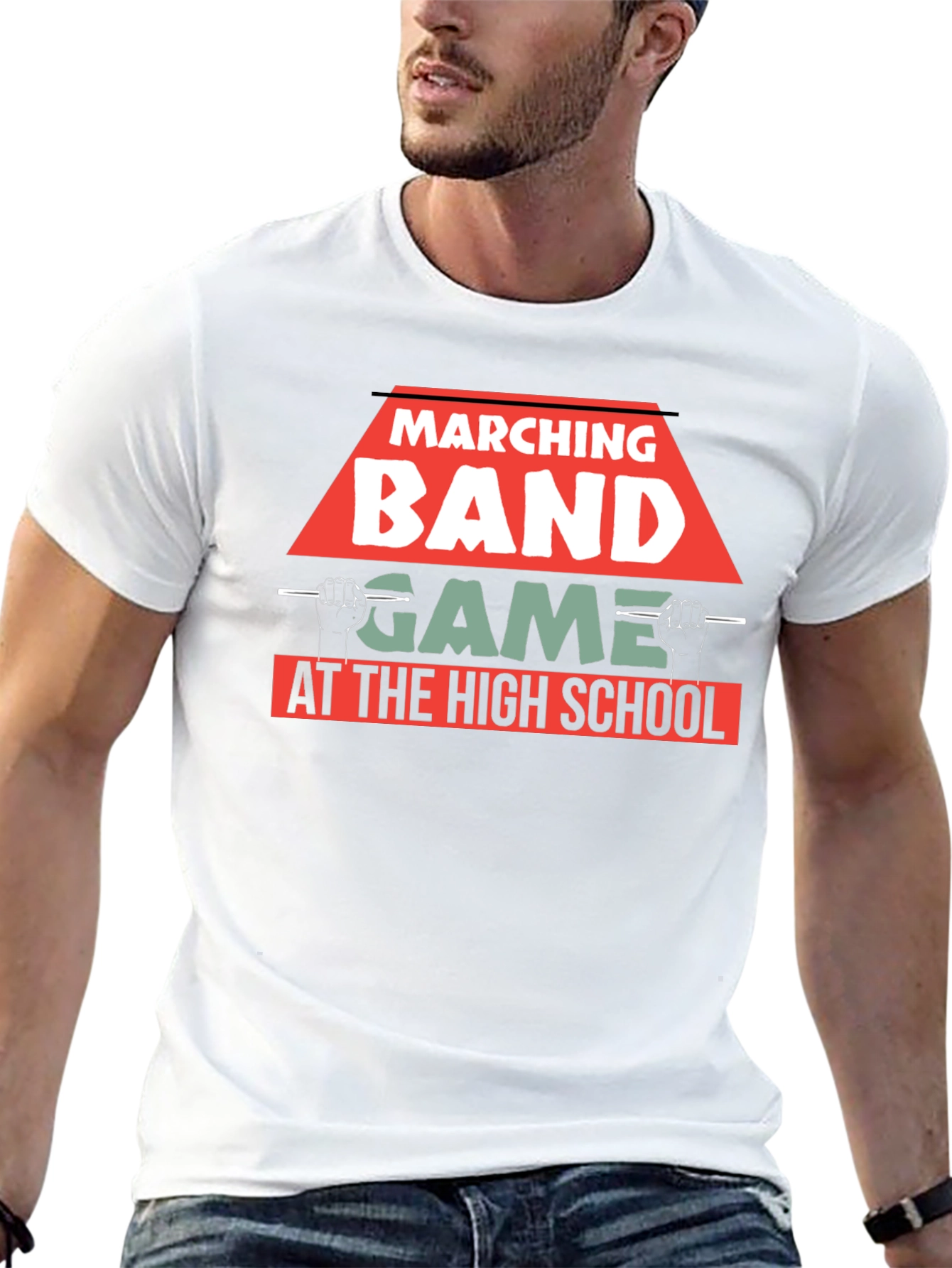 Marching Band Game at The High School T-Shirt