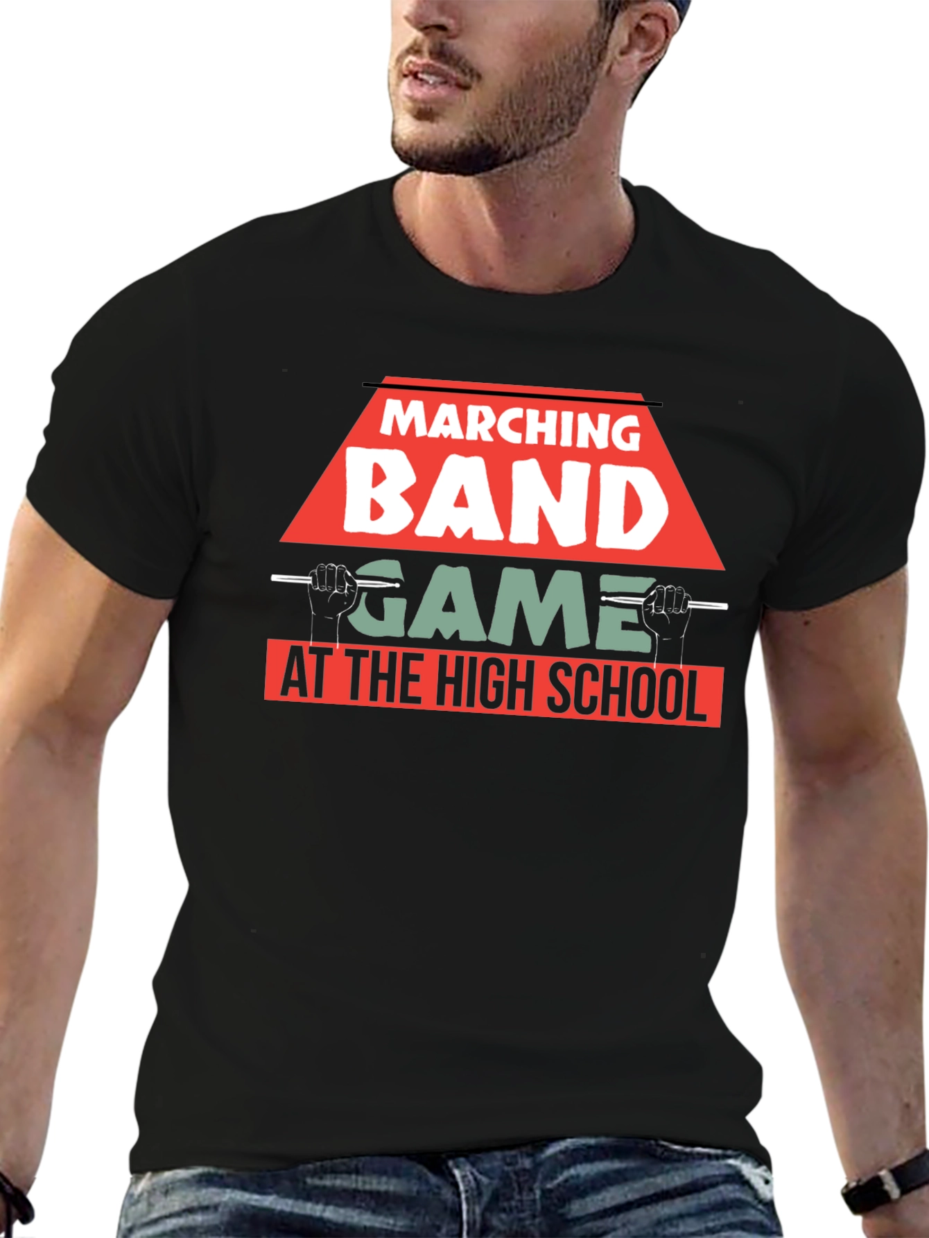 Marching Band Game at The High School T-Shirt