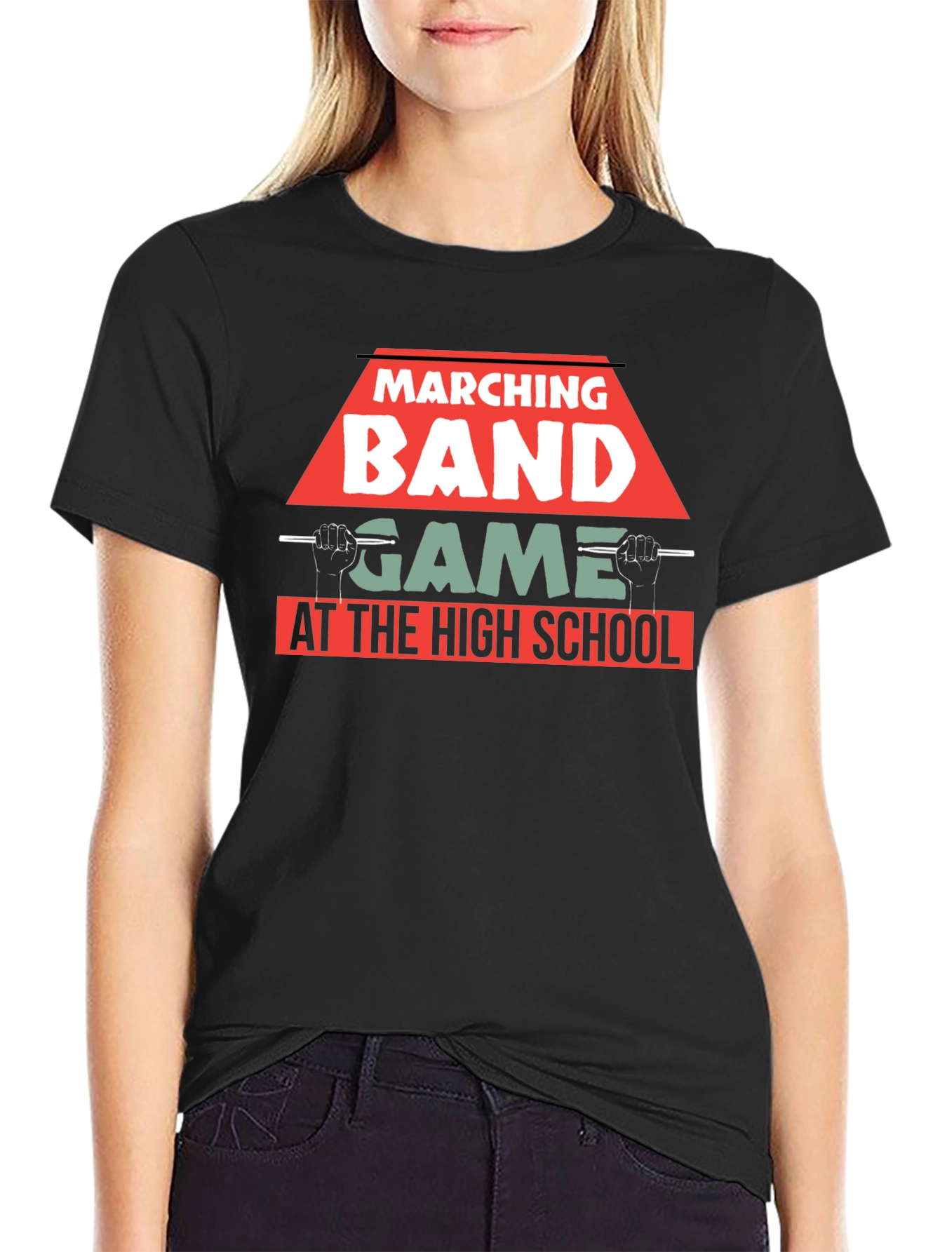 Marching Band Game at The High School T-Shirt