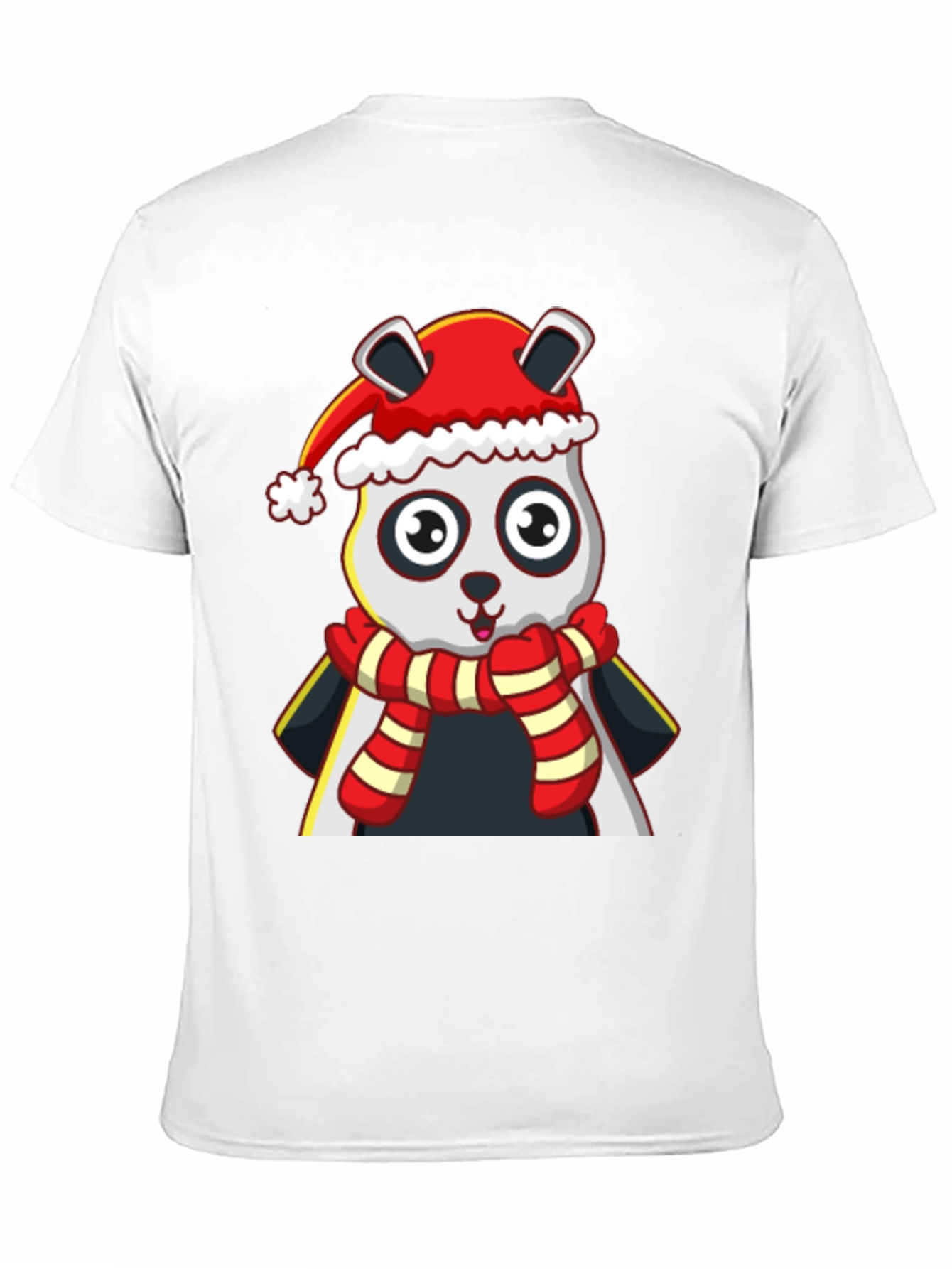 Festive Panda T-Shirt - Holiday Style