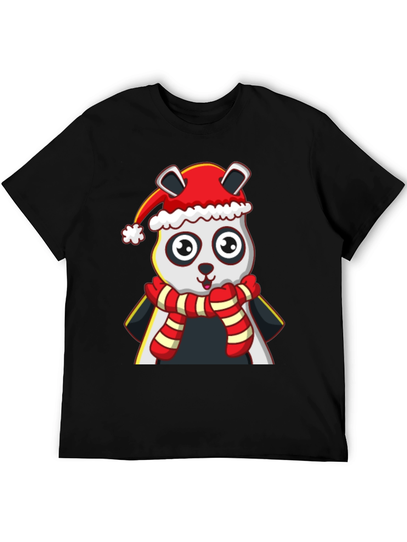 Festive Panda T-Shirt - Holiday Style