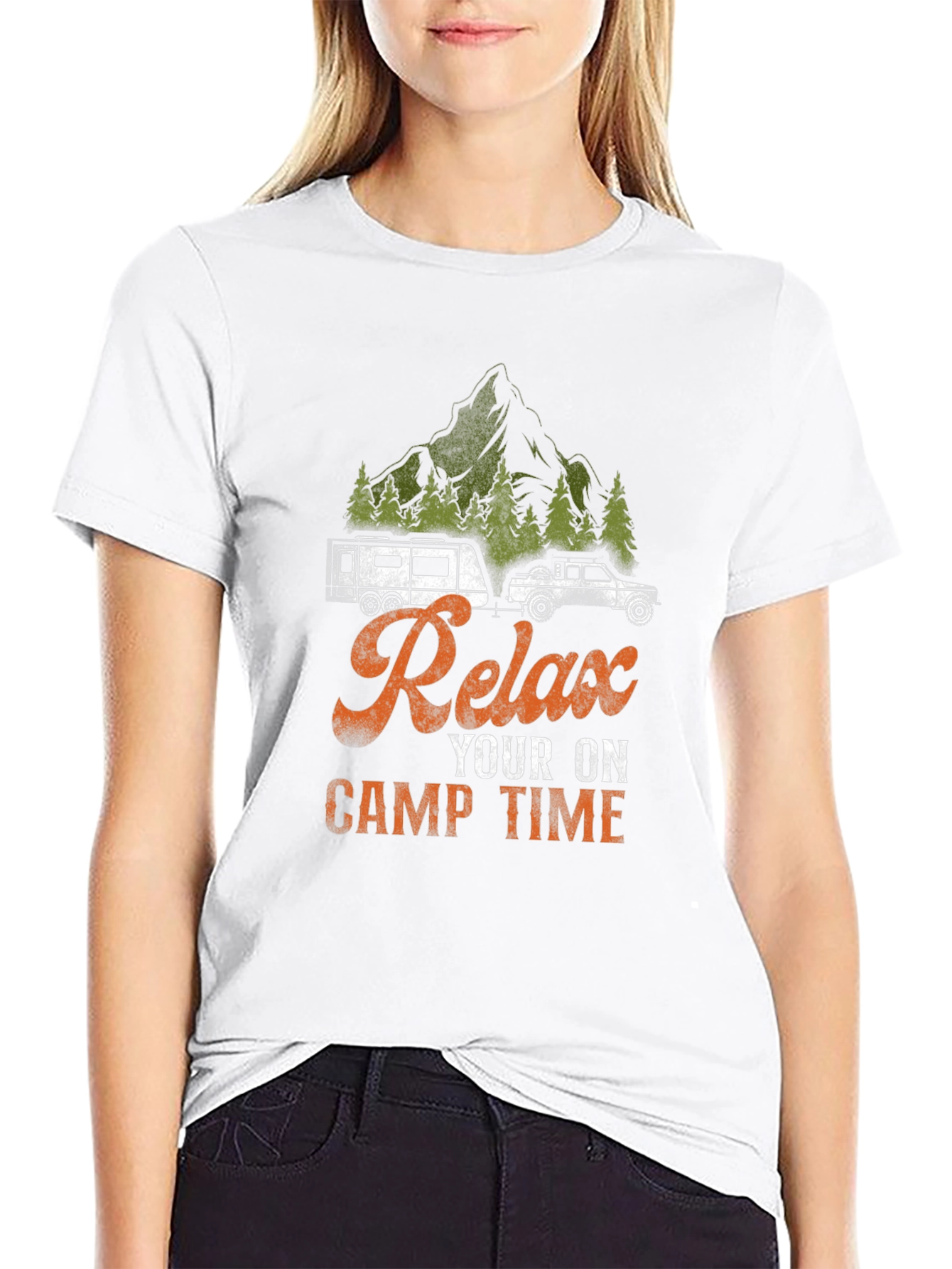 Relax Camp Time T-Shirt - Camping Adventure