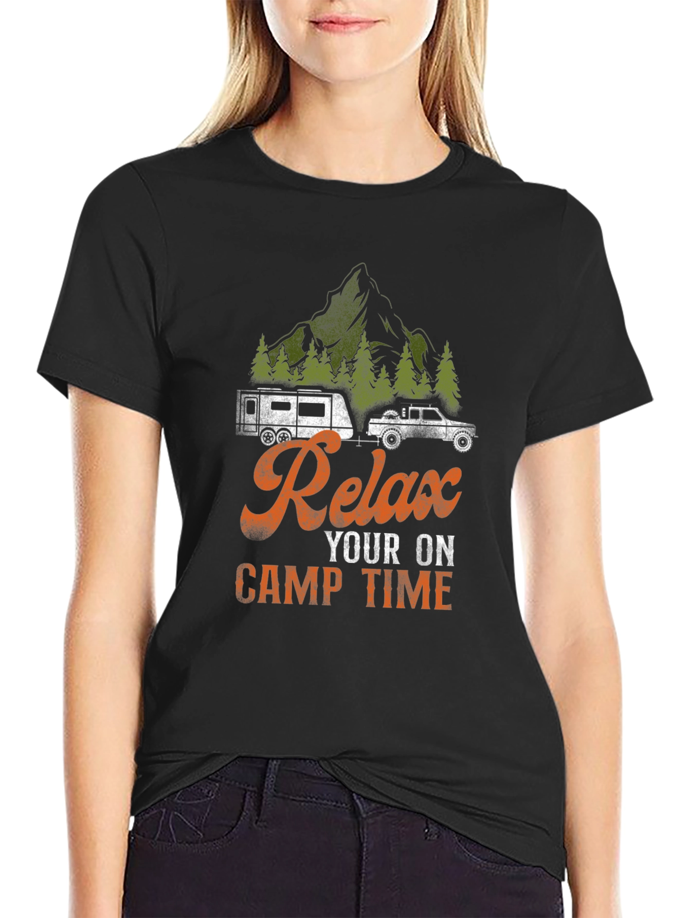 Relax Camp Time T-Shirt - Camping Adventure