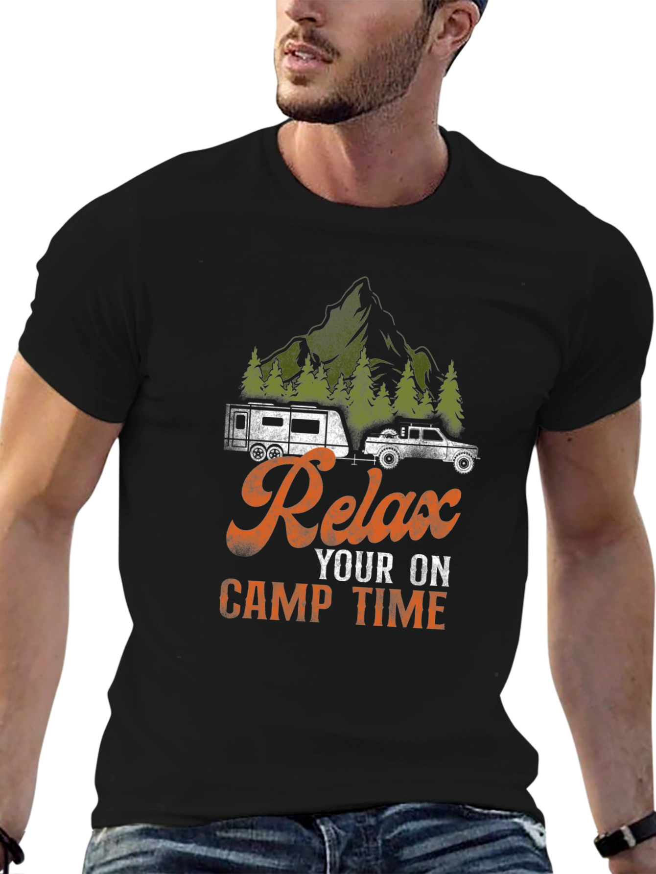 Relax Camp Time T-Shirt - Camping Adventure