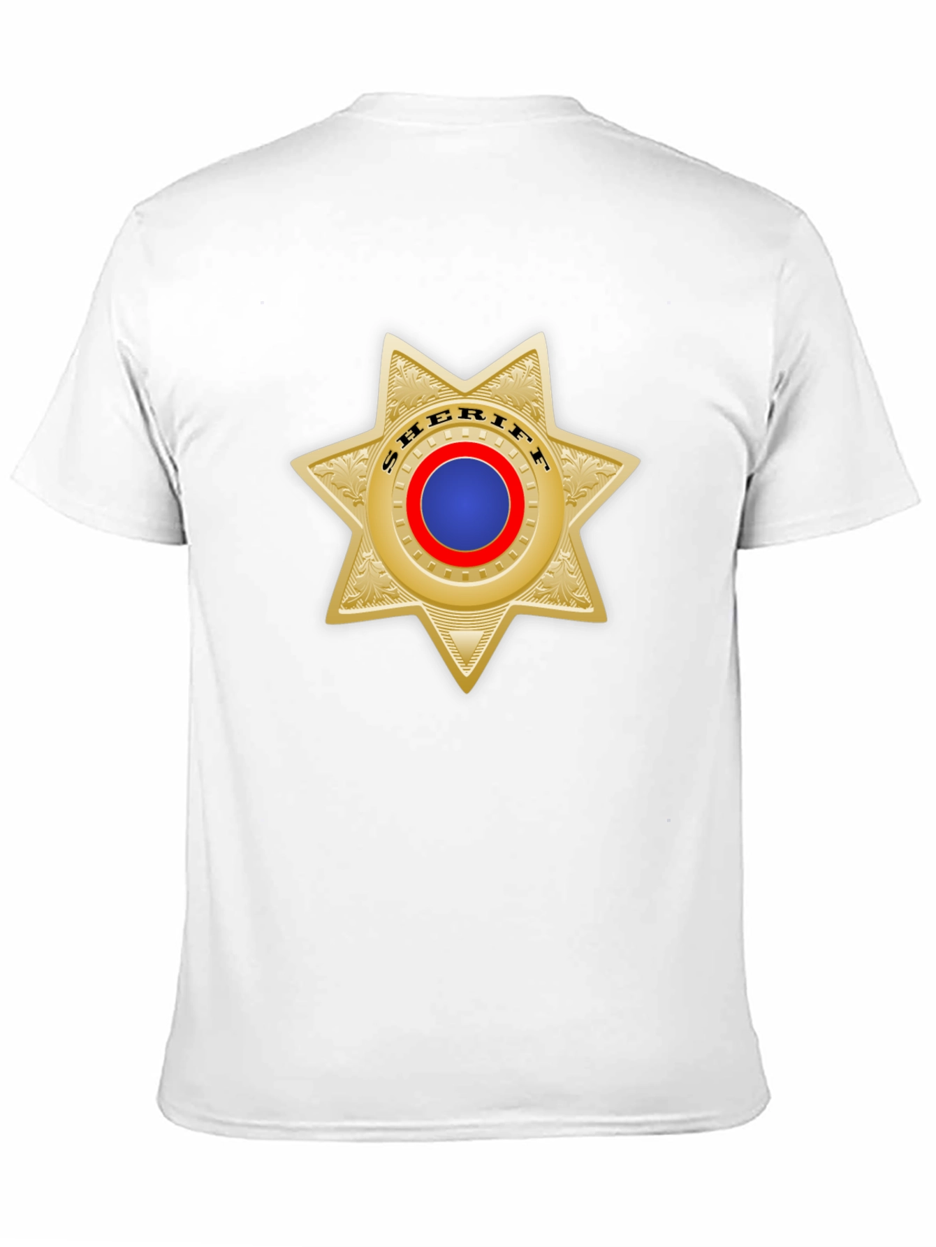 Sheriff Star Badge T-Shirt - Classic Western Style