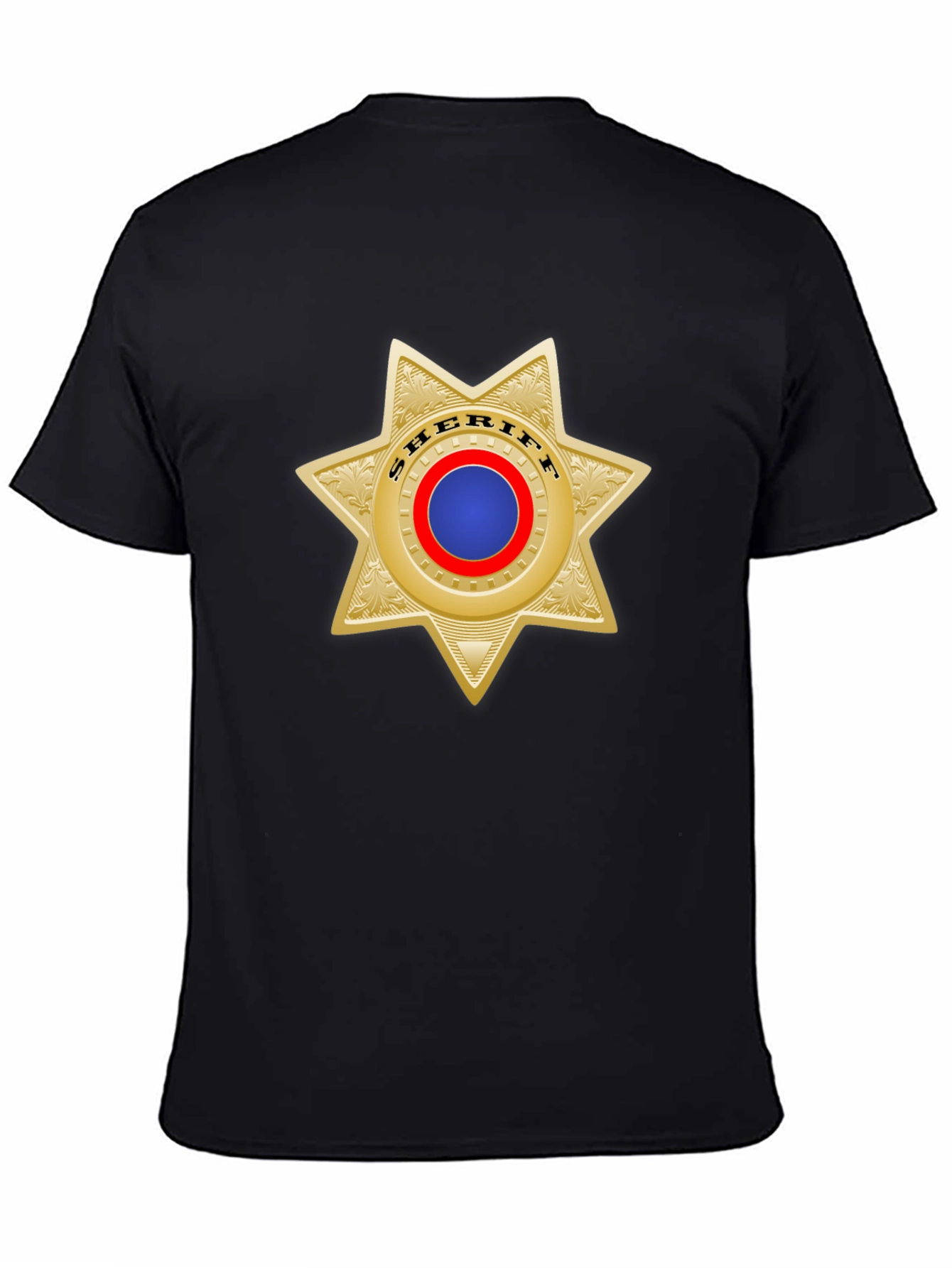 Sheriff Star Badge T-Shirt - Classic Western Style