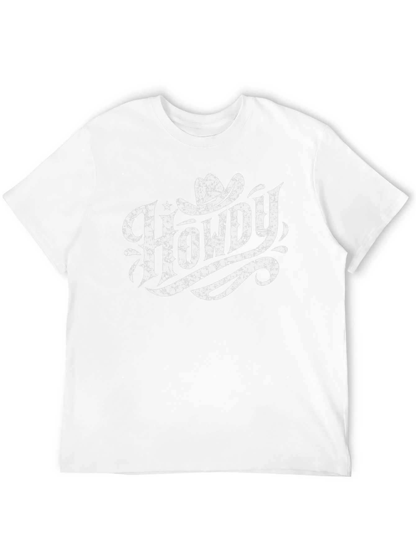 Howdy Cowboy Graphic T-Shirt - Western Style