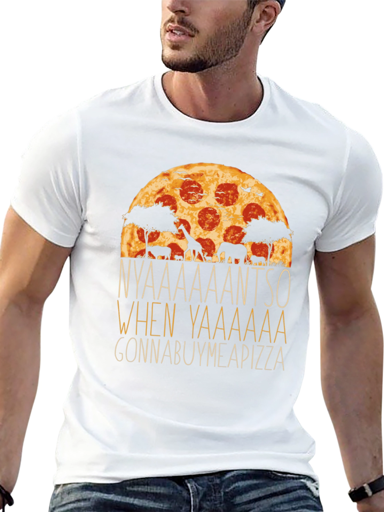 Pizza Safari T-Shirt - Gonna Buy Me a Pizza