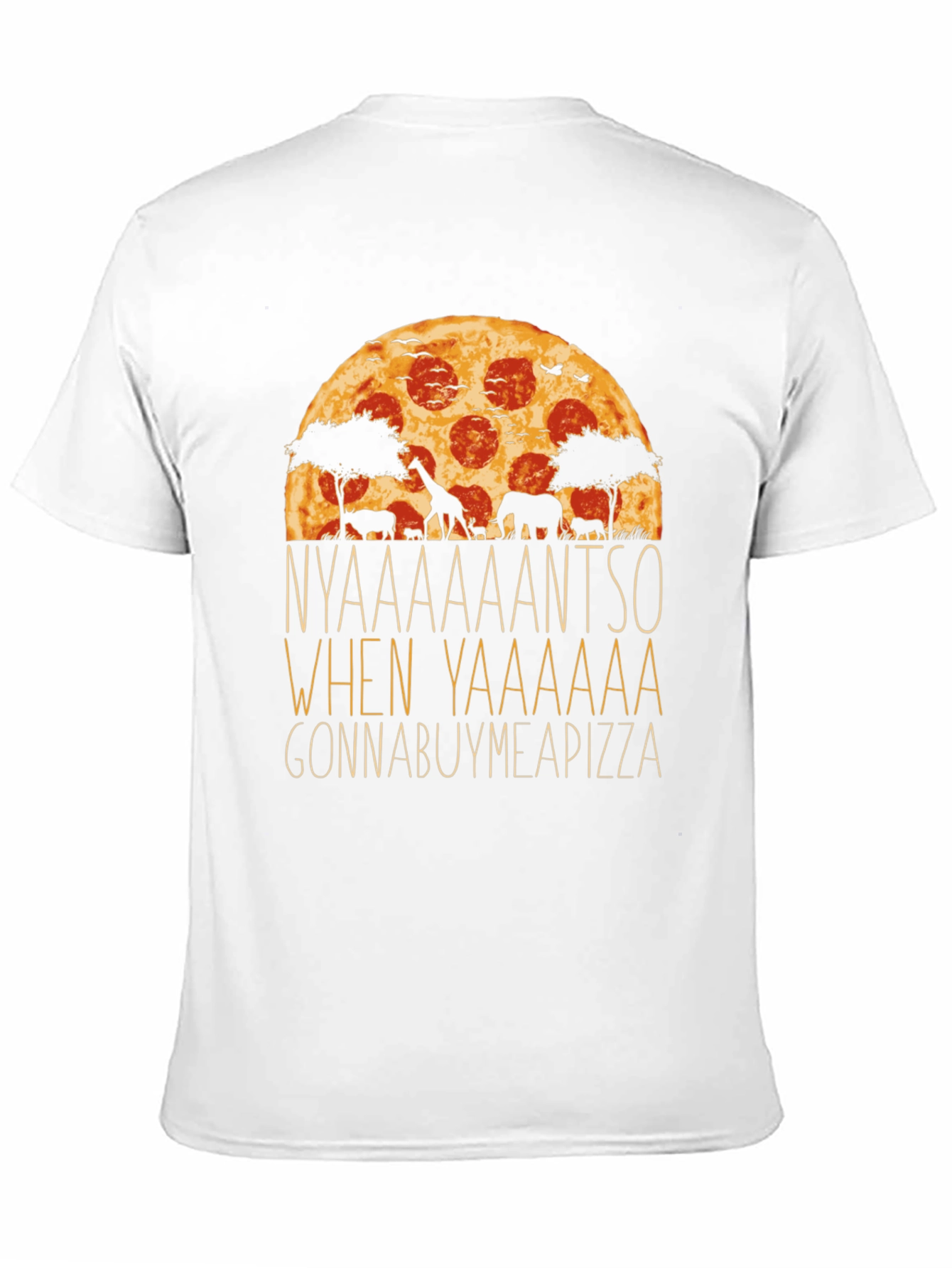 Pizza Safari T-Shirt - Gonna Buy Me a Pizza